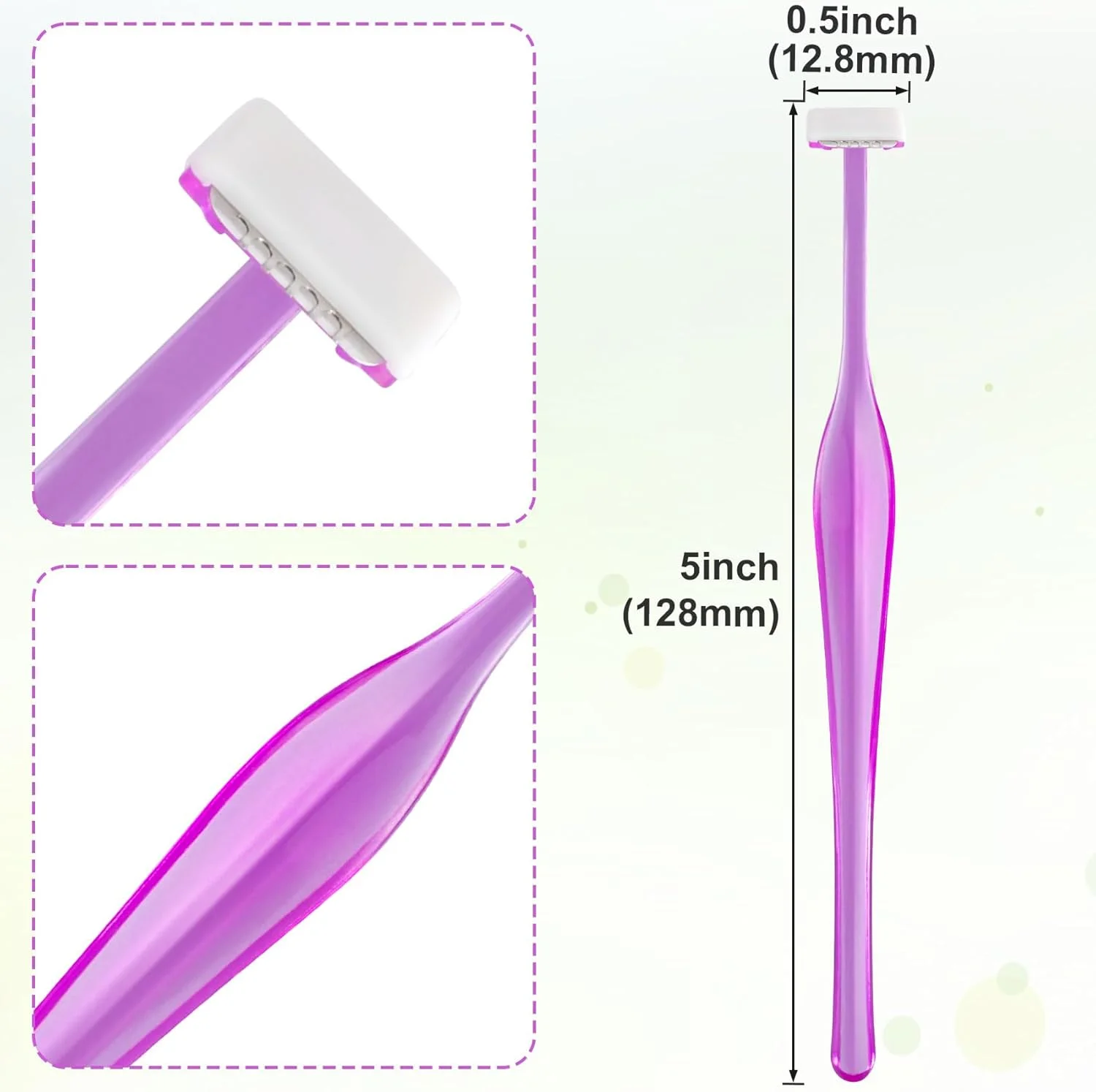 تیغ ابرو Isslly مدل T، بسته 24 عددی، موبر صورت و اصلاح ابرو - بنفش تیغ ابرو Isslly مدل T، بسته 24 عددی، موبر صورت و اصلاح ابرو - بنفش