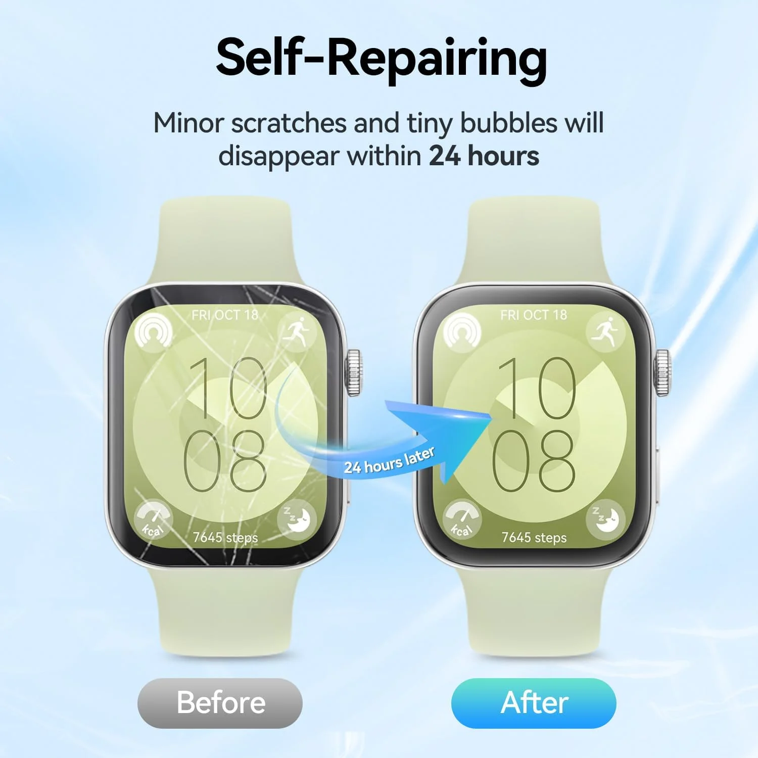 محافظ صفحه نمایش هیدروژل فوق العاده با کیفیت بالا T Tersely بسته 3 عددی برای HUAWEI Watch Fit 3 - محافظ صفحه نمایش TPU انعطاف پذیر و نشکن با حساسیت بالا و نصب بدون حباب - غیر شیشه ای محافظ صفحه نمایش هیدروژل فوق العاده با کیفیت بالا T Tersely بسته 3 عددی برای HUAWEI Watch Fit 3 - محافظ صفحه نمایش TPU انعطاف پذیر و نشکن با حساسیت بالا و نصب بدون حباب - غیر شیشه ای