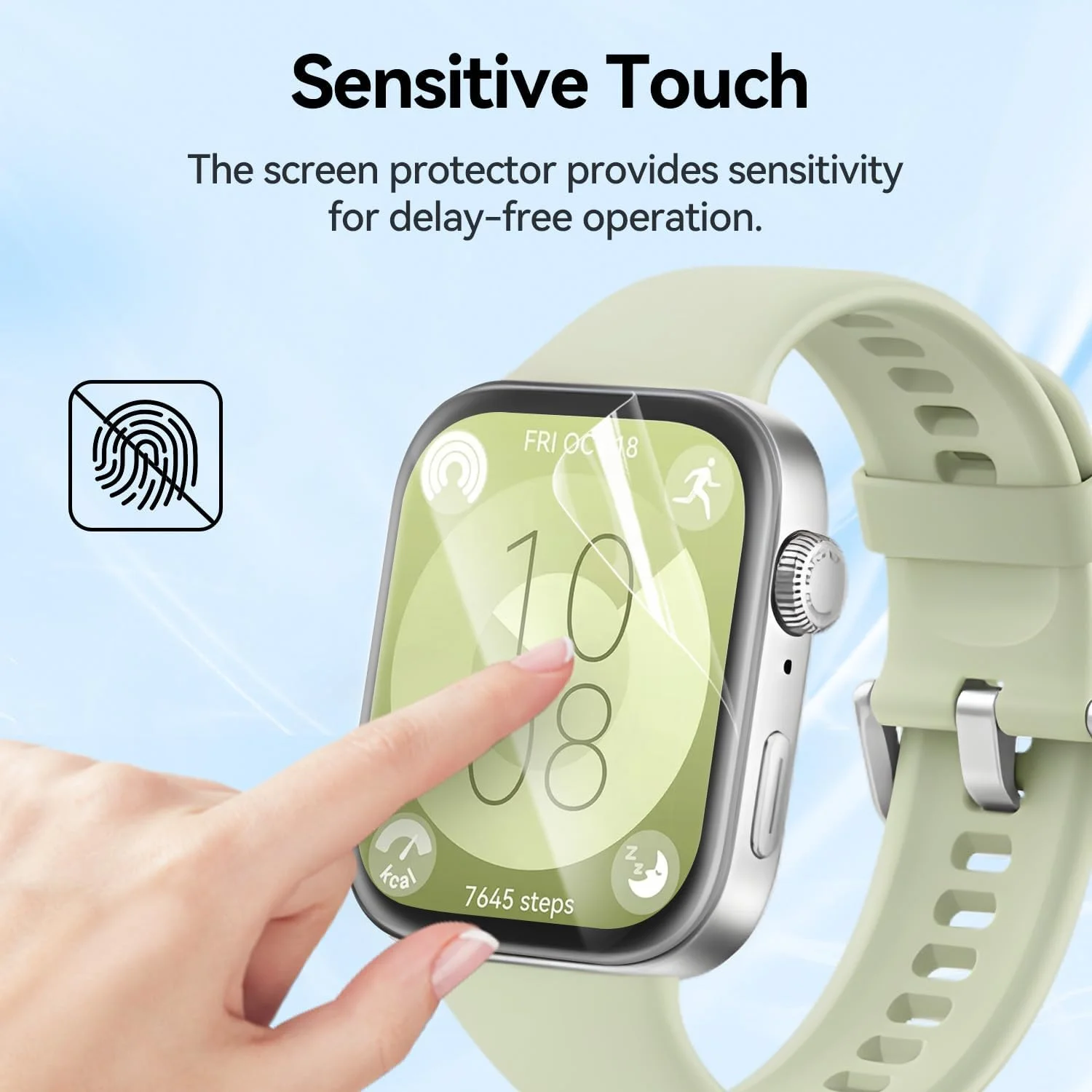 محافظ صفحه نمایش هیدروژل فوق العاده با کیفیت بالا T Tersely بسته 3 عددی برای HUAWEI Watch Fit 3 - محافظ صفحه نمایش TPU انعطاف پذیر و نشکن با حساسیت بالا و نصب بدون حباب - غیر شیشه ای محافظ صفحه نمایش هیدروژل فوق العاده با کیفیت بالا T Tersely بسته 3 عددی برای HUAWEI Watch Fit 3 - محافظ صفحه نمایش TPU انعطاف پذیر و نشکن با حساسیت بالا و نصب بدون حباب - غیر شیشه ای