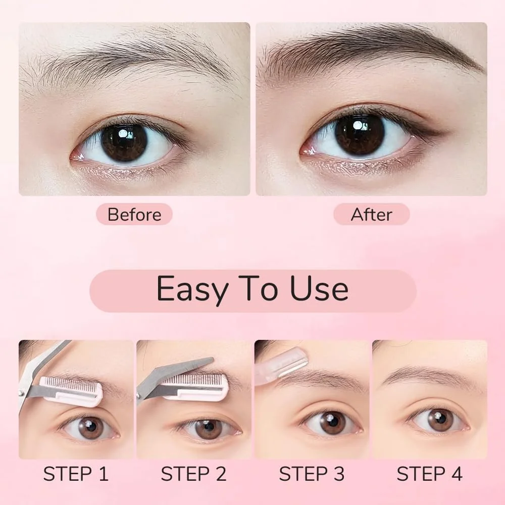 قیچی ابرو JIJIAOVE، قیچی ابرو ارتقا یافته با شانه، قیچی اصلاح ابرو استیل ضد زنگ ضد لغزش، ابزار آرایش قیچی شکل دهنده ابرو (سبز) قیچی ابرو JIJIAOVE، قیچی ابرو ارتقا یافته با شانه، قیچی اصلاح ابرو استیل ضد زنگ ضد لغزش، ابزار آرایش قیچی شکل دهنده ابرو (سبز)