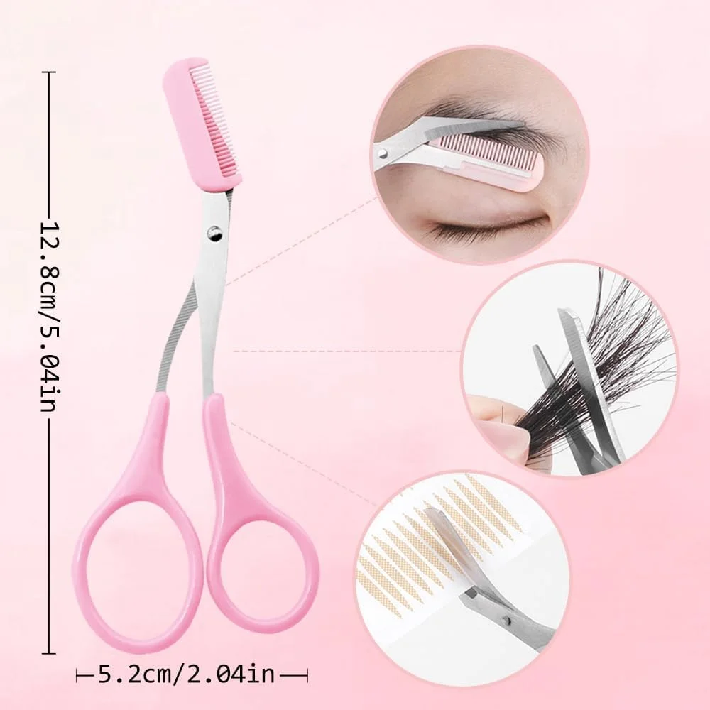 قیچی ابرو JIJIAOVE، قیچی ابرو ارتقا یافته با شانه، قیچی اصلاح ابرو استیل ضد زنگ ضد لغزش، ابزار آرایش قیچی شکل دهنده ابرو (سبز) قیچی ابرو JIJIAOVE، قیچی ابرو ارتقا یافته با شانه، قیچی اصلاح ابرو استیل ضد زنگ ضد لغزش، ابزار آرایش قیچی شکل دهنده ابرو (سبز)