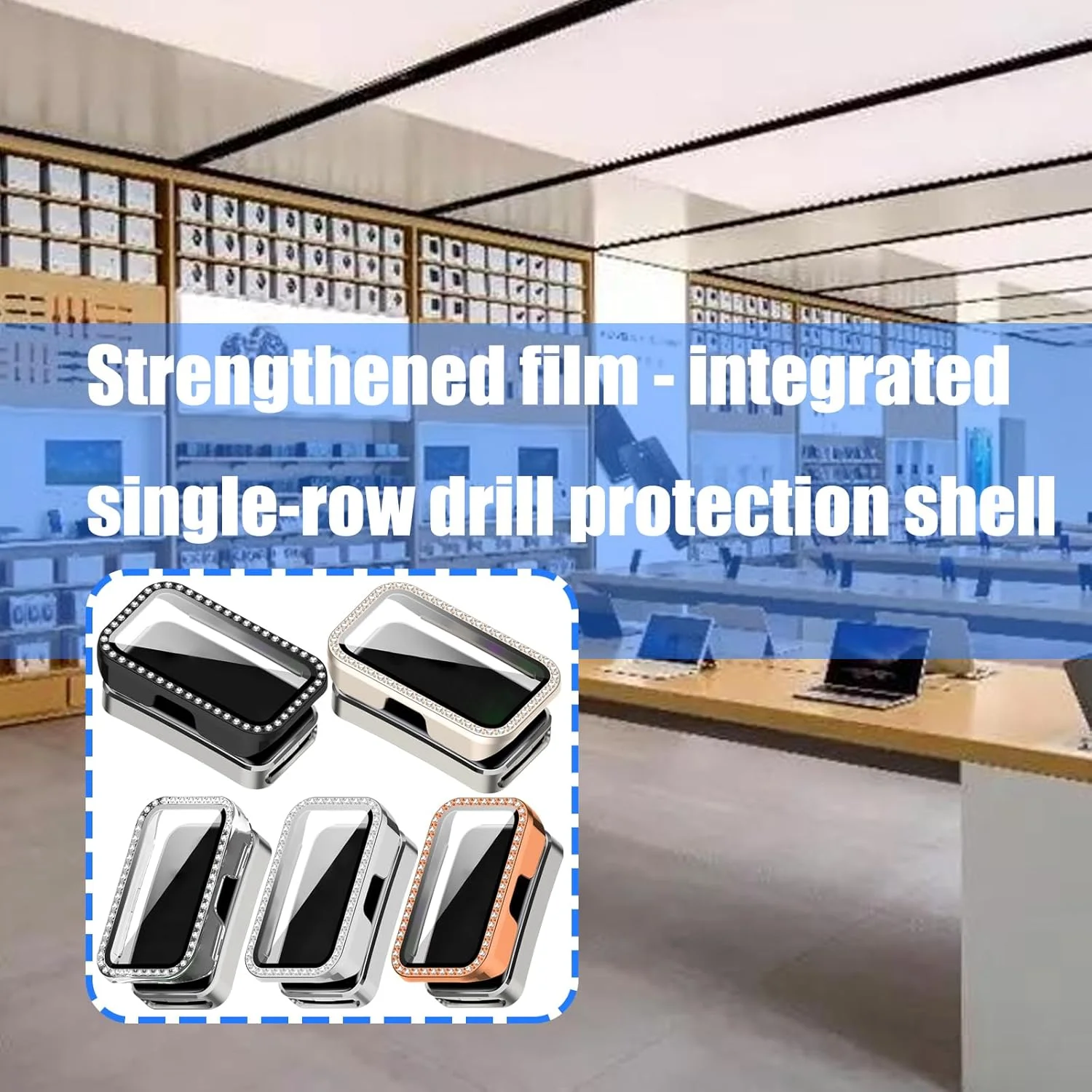 محافظ صفحه نمایش خمیده برای بند 9/8، لوازم جانبی ساعت هوشمند، روکش های ضد خش، کاور ساعت هوشمند