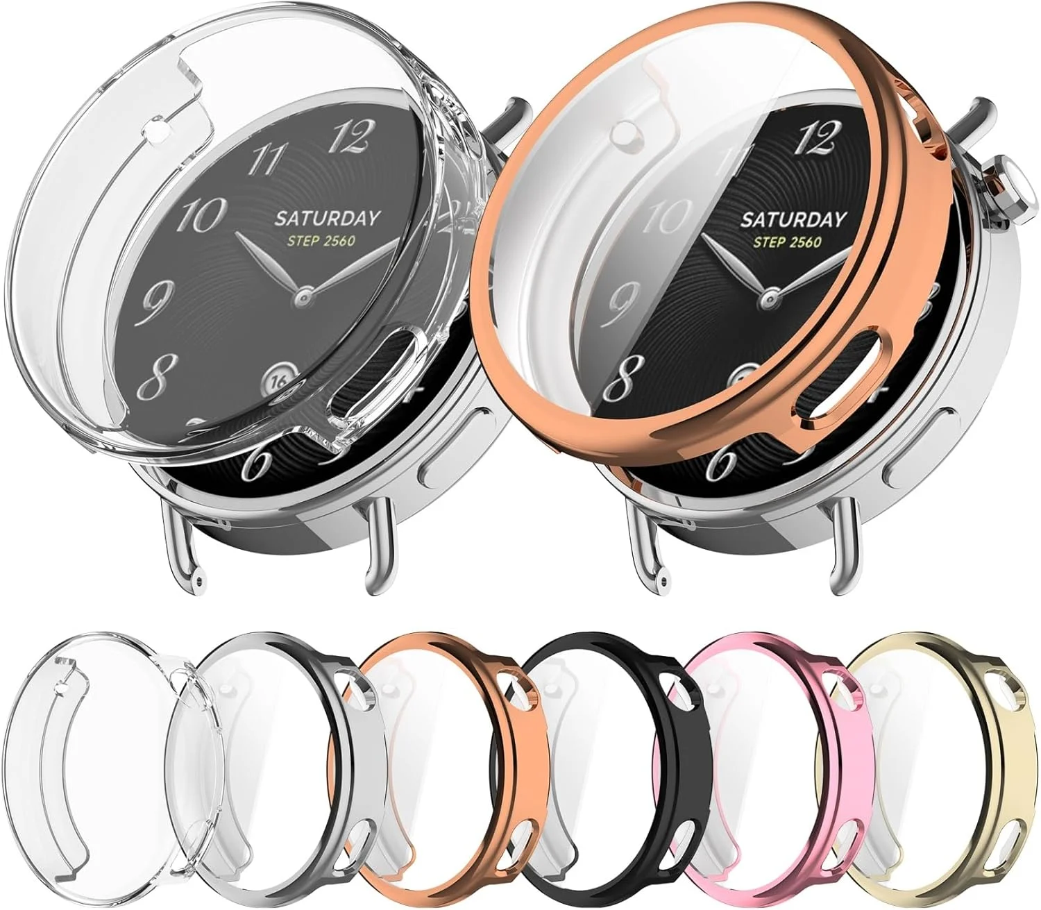 محافظ صفحه نمایش ساعت 41 میلی متری، فیلم محافظ لوازم جانبی ساعت هوشمند، پوشش ضد خش قاب ساعت هوشمند