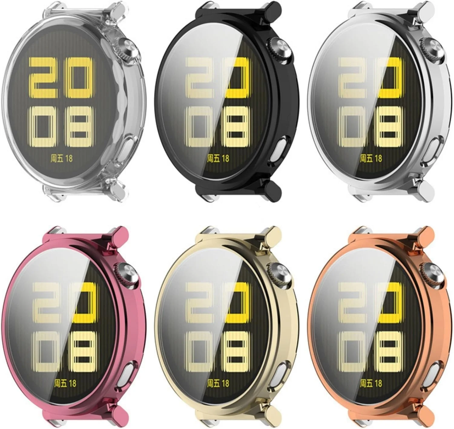 محافظ صفحه نمایش و قاب ضربه گیر ABS سخت 42 میلی متری برای ساعت هوشمند محافظ صفحه نمایش و قاب ضربه گیر ABS سخت 42 میلی متری برای ساعت هوشمند