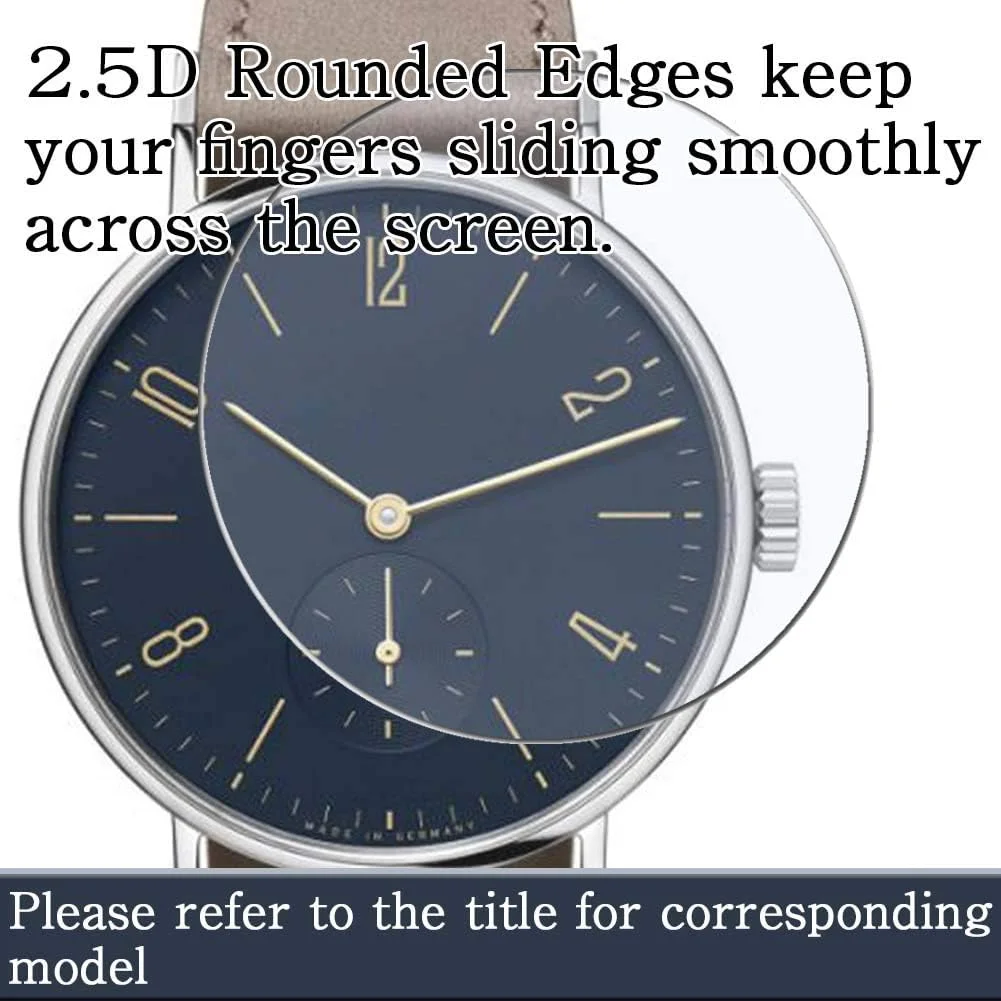 محافظ صفحه نمایش شیشه ای حرارت دیده Puccy، بسته 3 عددی، سازگار با محافظ های ساعت هوشمند Fallout، شفاف