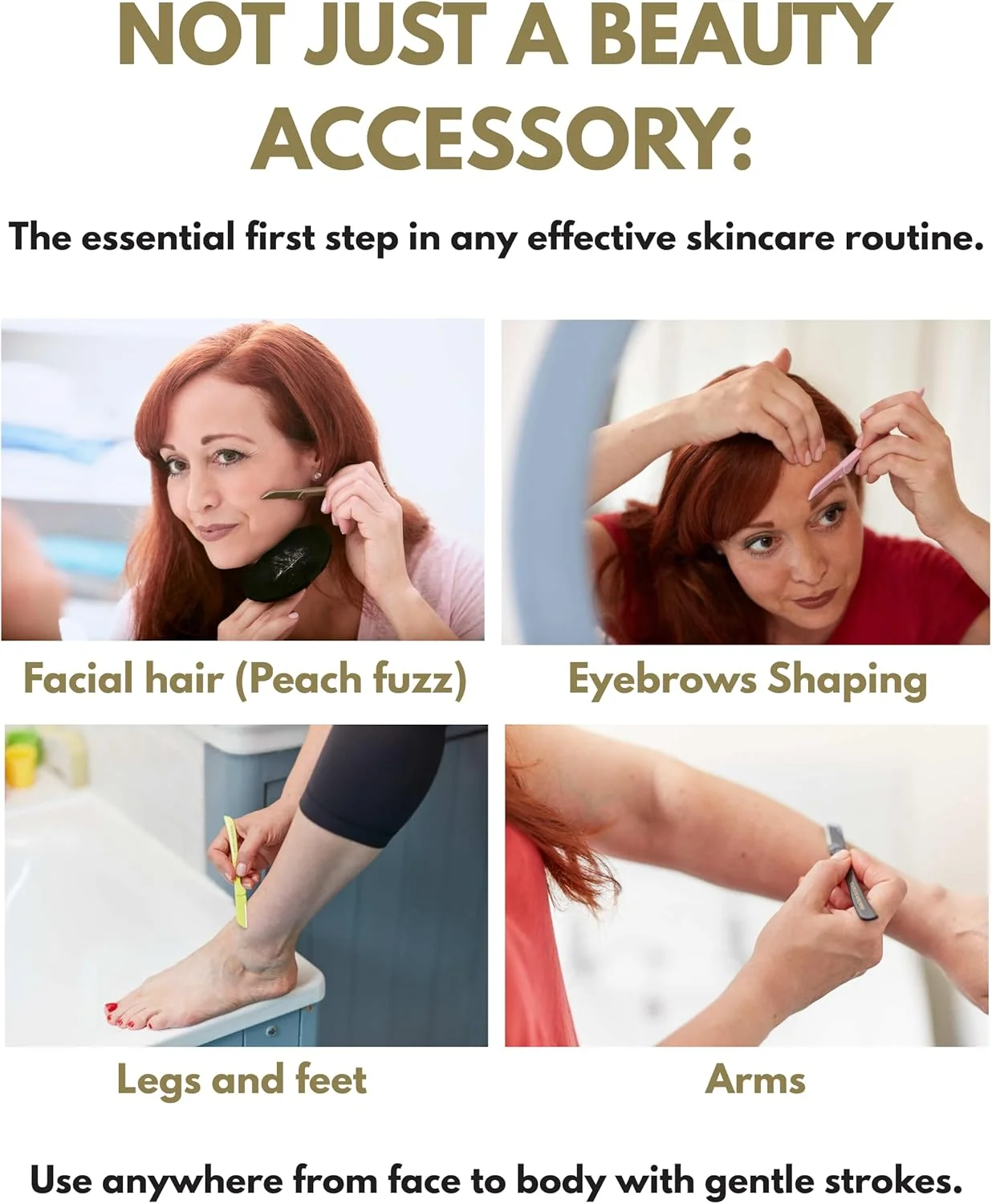 ابزار تیغ ابرو هالیوود براوزر درماپلنینگ برای صورت - حالت دهی ابرو - از بین بردن موهای زائد و کرک - ابزار لایه بردار برای زنان - تیغ صورت برای زنان - موبر صورت - (یاقوت کبود صورتی)