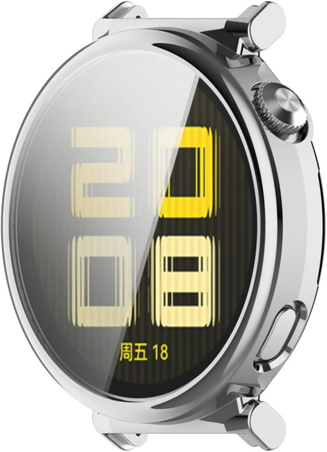 محافظ صفحه نمایش و قاب ضربه گیر ABS سخت 42 میلی متری برای ساعت هوشمند محافظ صفحه نمایش و قاب ضربه گیر ABS سخت 42 میلی متری برای ساعت هوشمند