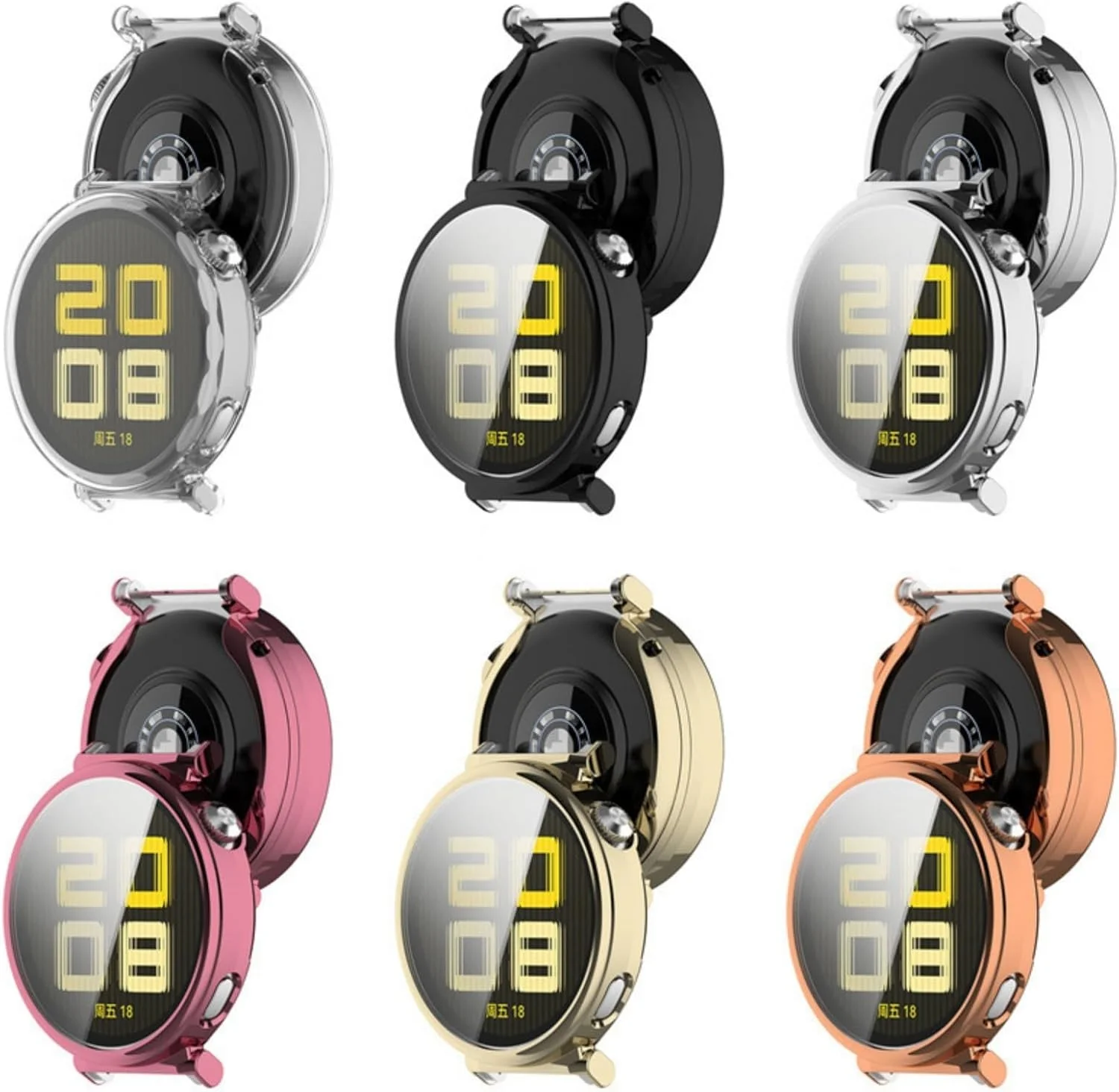 محافظ صفحه نمایش و قاب ضربه گیر ABS سخت 42 میلی متری برای ساعت هوشمند محافظ صفحه نمایش و قاب ضربه گیر ABS سخت 42 میلی متری برای ساعت هوشمند