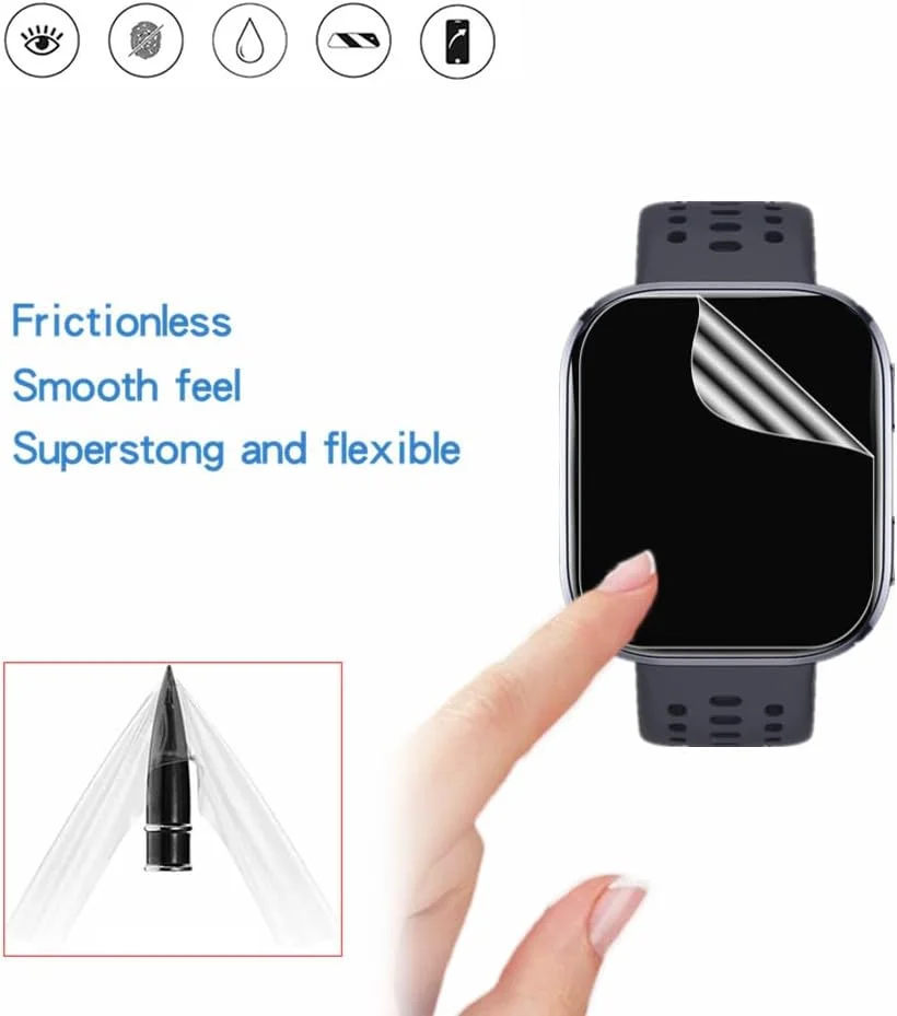 محافظ صفحه نمایش Amazfit Bip 6 Smartwatch بسته 6 عددی | فیلم محافظ TPU با کیفیت HD | سازگار با Amazfit Bip 6 محافظ صفحه نمایش Amazfit Bip 6 Smartwatch بسته 6 عددی | فیلم محافظ TPU با کیفیت HD | سازگار با Amazfit Bip 6