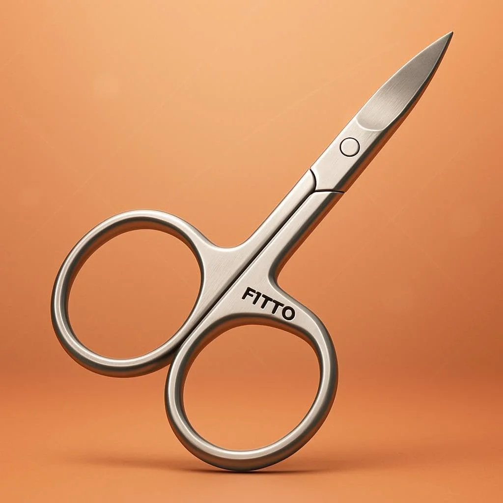 قیچی استیل ضد زنگ فیتو با تیغه های لبه تیز منحنی برای حالت دادن دقیق ابرو، ابزار حرفه ای پیرایش ابرو، بادوام و آسان برای استفاده، ایده آل برای مراقبت از ابرو، بینی و موهای صورت قیچی استیل ضد زنگ فیتو با تیغه های لبه تیز منحنی برای حالت دادن دقیق ابرو، ابزار حرفه ای پیرایش ابرو، بادوام و آسان برای استفاده، ایده آل برای مراقبت از ابرو، بینی و موهای صورت