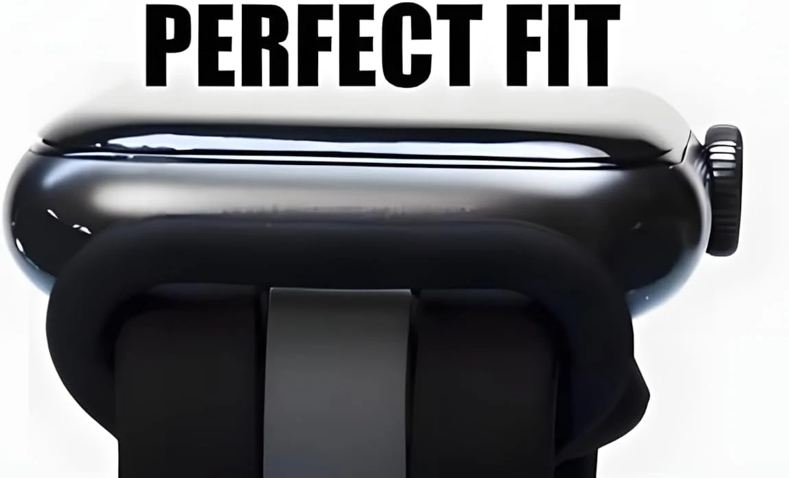 محافظ صفحه نمایش سازگار با iWatch سری 10 سایز 46 میلی‌متر، [شیشه حرارت دیده 9H] [قاب فلزی] پوشش کامل ضد خش بدون حباب با حساسیت لمسی بالا برای iWatch 46 میلی‌متر