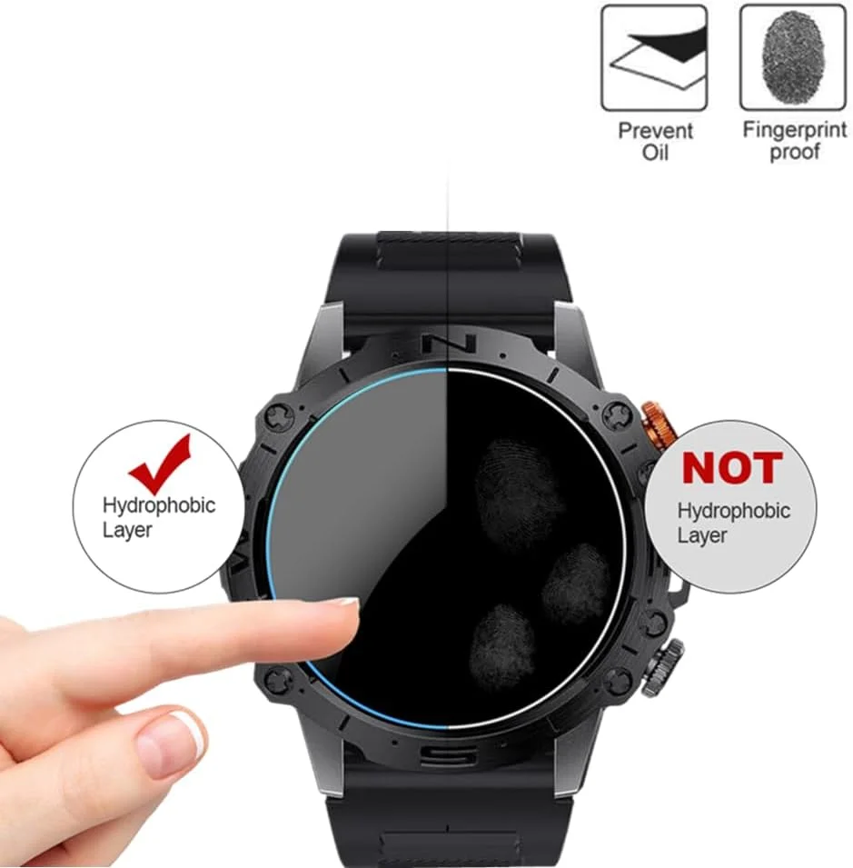 محافظ صفحه نمایش Mihence سازگار با ساعت هوشمند K59 / ST19 1.43 اینچی، فیلم محافظ شیشه ای تمپر شده 9H سازگار با GLONHI K59 Pro / SIEMORL ST19 / LIGE ST19 / ESFOE ST19 / LIGE K59 1.43 اینچی محافظ صفحه نمایش Mihence سازگار با ساعت هوشمند K59 / ST19 1.43 اینچی، فیلم محافظ شیشه ای تمپر شده 9H سازگار با GLONHI K59 Pro / SIEMORL ST19 / LIGE ST19 / ESFOE ST19 / LIGE K59 1.43 اینچی