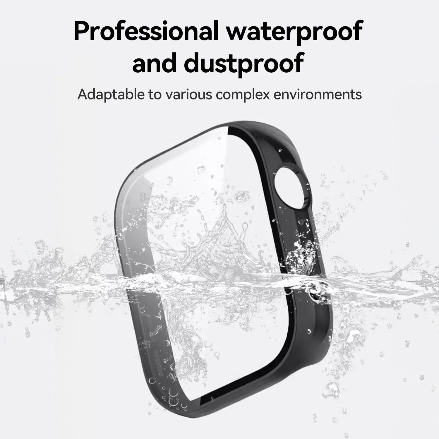 محافظ صفحه نمایش و قاب جین هک (JINHEC) دو عددی برای ساعت هوشمند هوآوی Watch Fit 4، پوشش کامل ضد خش و ضد ضربه PC سخت و شیشه حرارت دیده برای آقایان و بانوان (مشکی + آبی)