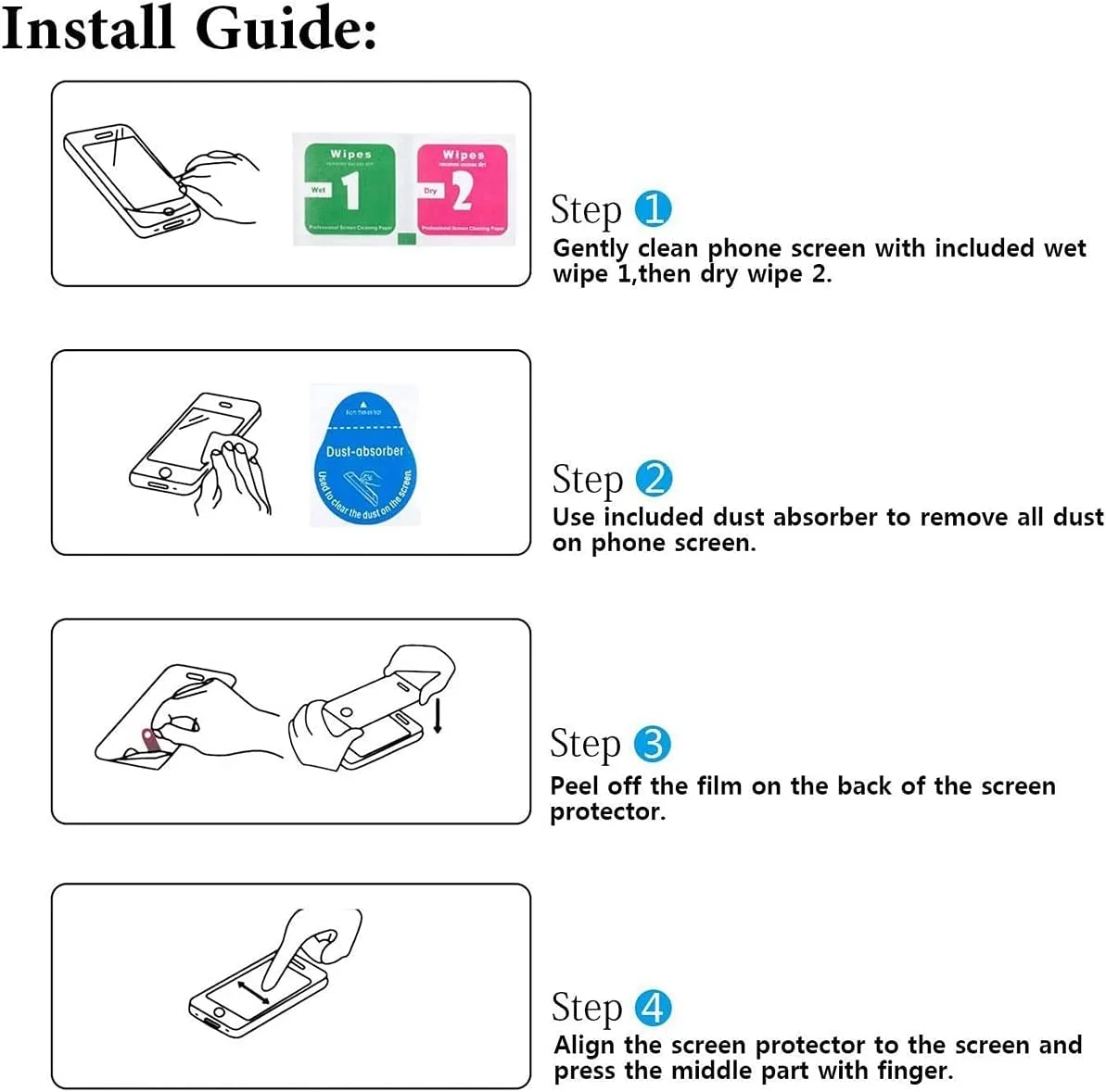 محافظ صفحه نمایش شیشه ای حرارت دیده فوتانوی [بسته 5 عددی] برای ساعت هوشمند OHUGNA مدل T1، فیلم محافظ صفحه نمایش 1.53 اینچی [سختی 9H] [ضد خش] [ضد اثر انگشت] [بدون حباب] طراحی شده برای محافظ صفحه ساعت هوشمند OHUGNA T1