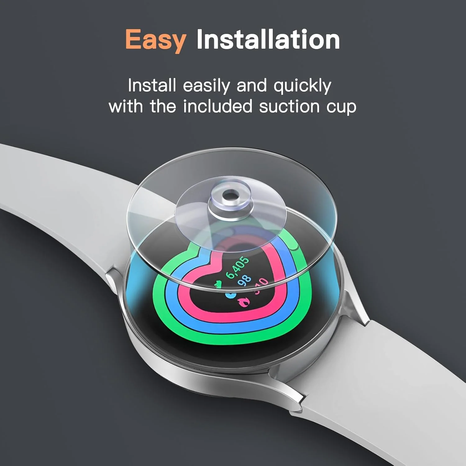 محافظ صفحه نمایش JETech برای ساعت هوشمند سامسونگ گلکسی واچ 7/6 سایز 44 میلیمتر، شیشه حرارت دیده ضد خش، شفافیت HD، بستهی 3 عددی محافظ صفحه نمایش JETech برای ساعت هوشمند سامسونگ گلکسی واچ 7/6 سایز 44 میلیمتر، شیشه حرارت دیده ضد خش، شفافیت HD، بستهی 3 عددی