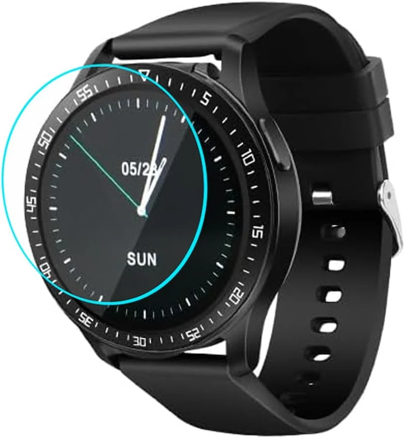 محافظ صفحه نمایش شیشه ای تمپرد [5 عددی] Futanwei برای ساعت هوشمند VOVOAEWACH X7 [سختی 9H] [ضد خش] [ضد اثر انگشت] [بدون حباب] طراحی شده برای محافظ صفحه ساعت هوشمند VOVOAEWACH X7