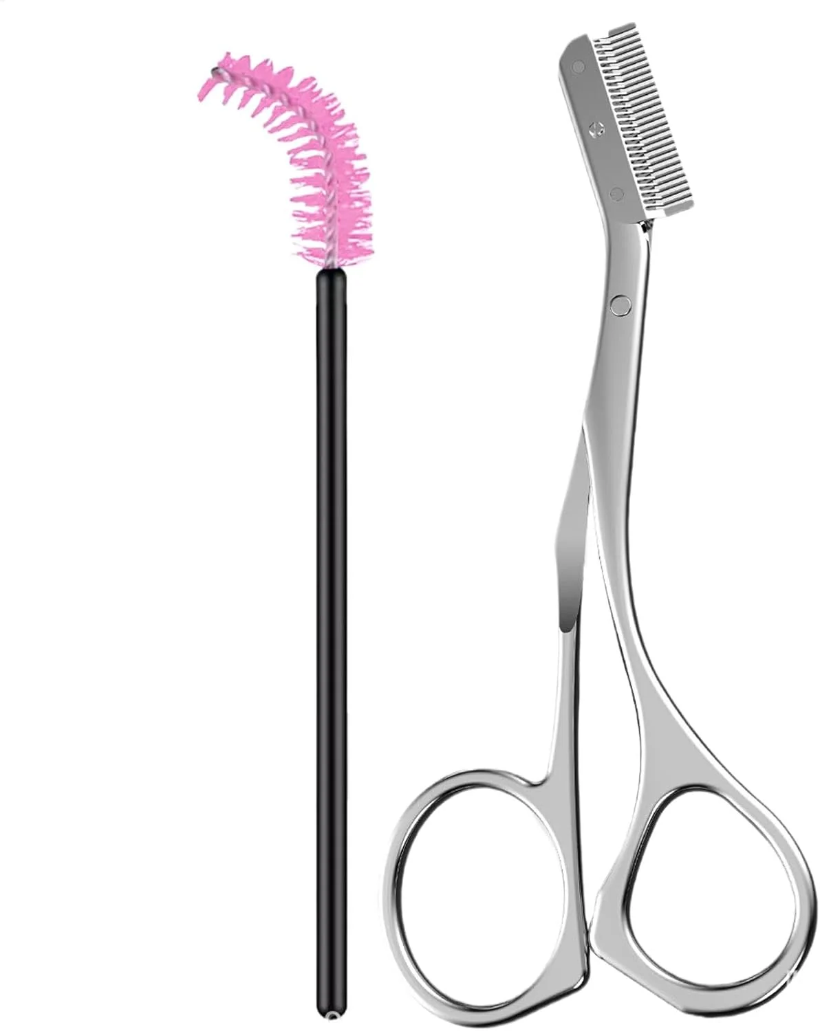 ست مرتب کننده ابرو - قیچی ابرو استیل ضد زنگ برای مرتب کردن و حالت دادن ابرو - ابزار آرایش حرفه ای، کاتر ابرو با شانه برای ابرو ست مرتب کننده ابرو - قیچی ابرو استیل ضد زنگ برای مرتب کردن و حالت دادن ابرو - ابزار آرایش حرفه ای، کاتر ابرو با شانه برای ابرو