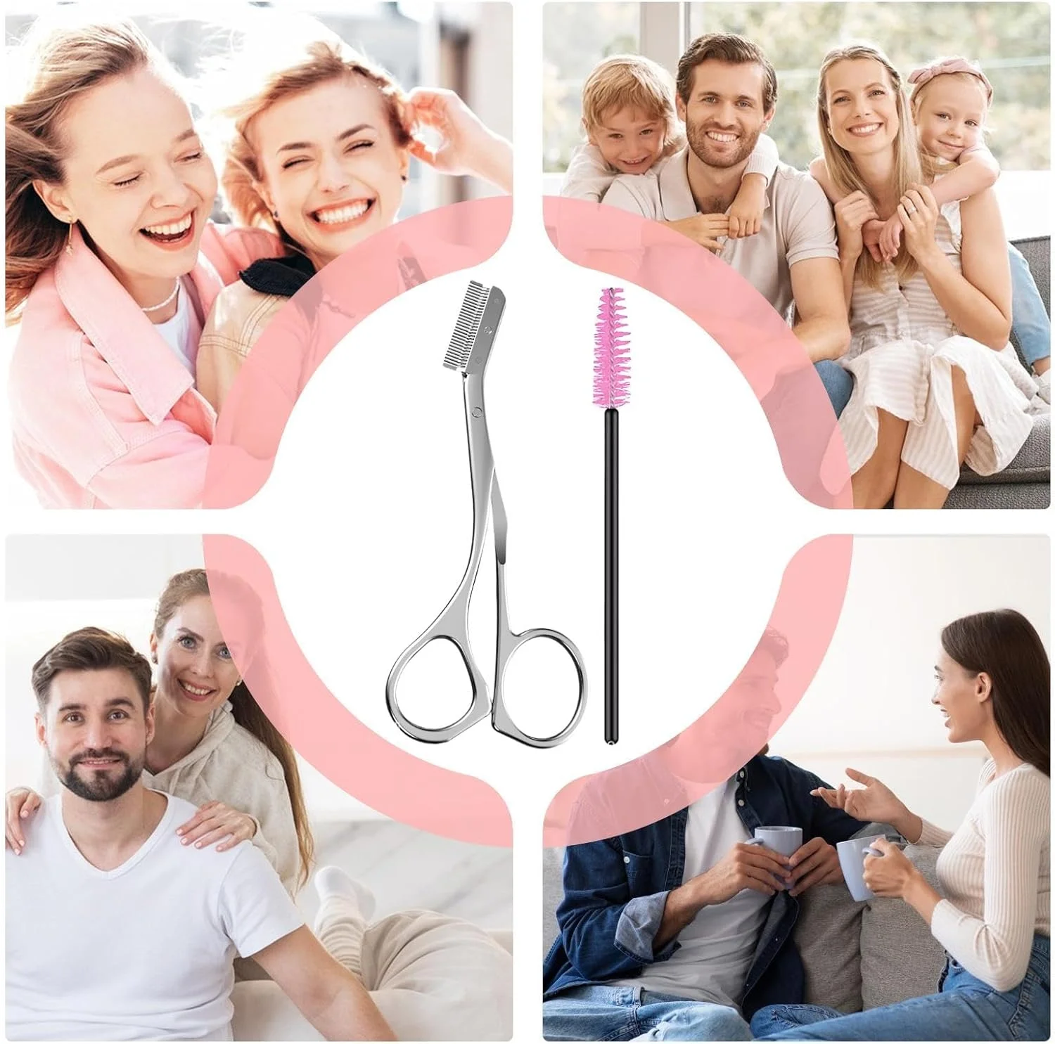 ست مرتب کننده ابرو - قیچی ابرو استیل ضد زنگ برای مرتب کردن و حالت دادن ابرو - ابزار آرایش حرفه ای، کاتر ابرو با شانه برای ابرو ست مرتب کننده ابرو - قیچی ابرو استیل ضد زنگ برای مرتب کردن و حالت دادن ابرو - ابزار آرایش حرفه ای، کاتر ابرو با شانه برای ابرو