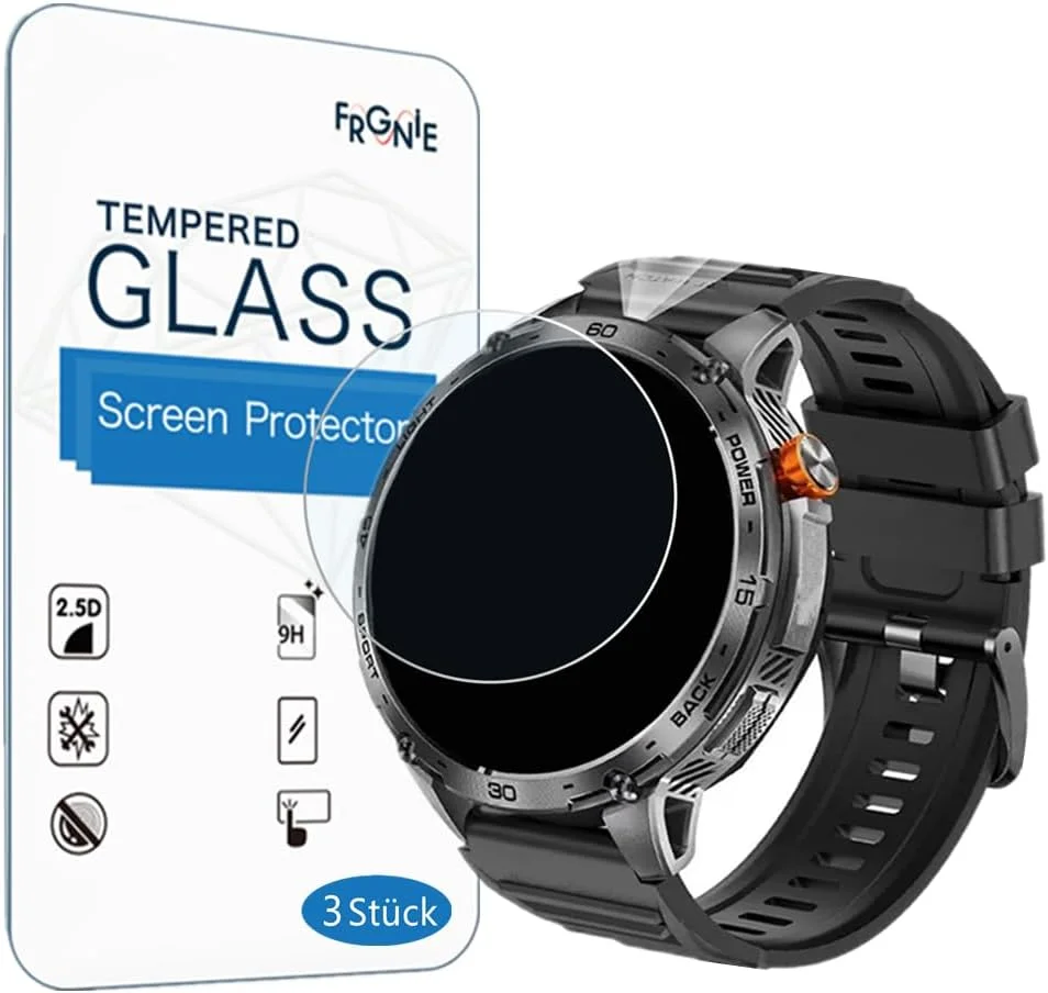 محافظ صفحه نمایش Frgnie سازگار با ساعت هوشمند LIGE TX2 1.75 اینچی مردانه LED (بسته 3 عددی) محافظ صفحه نمایش شیشه ای HD سازگار با ساعت هوشمند HIRREO 1.75 اینچی گرد محافظ صفحه نمایش Frgnie سازگار با ساعت هوشمند LIGE TX2 1.75 اینچی مردانه LED (بسته 3 عددی) محافظ صفحه نمایش شیشه ای HD سازگار با ساعت هوشمند HIRREO 1.75 اینچی گرد