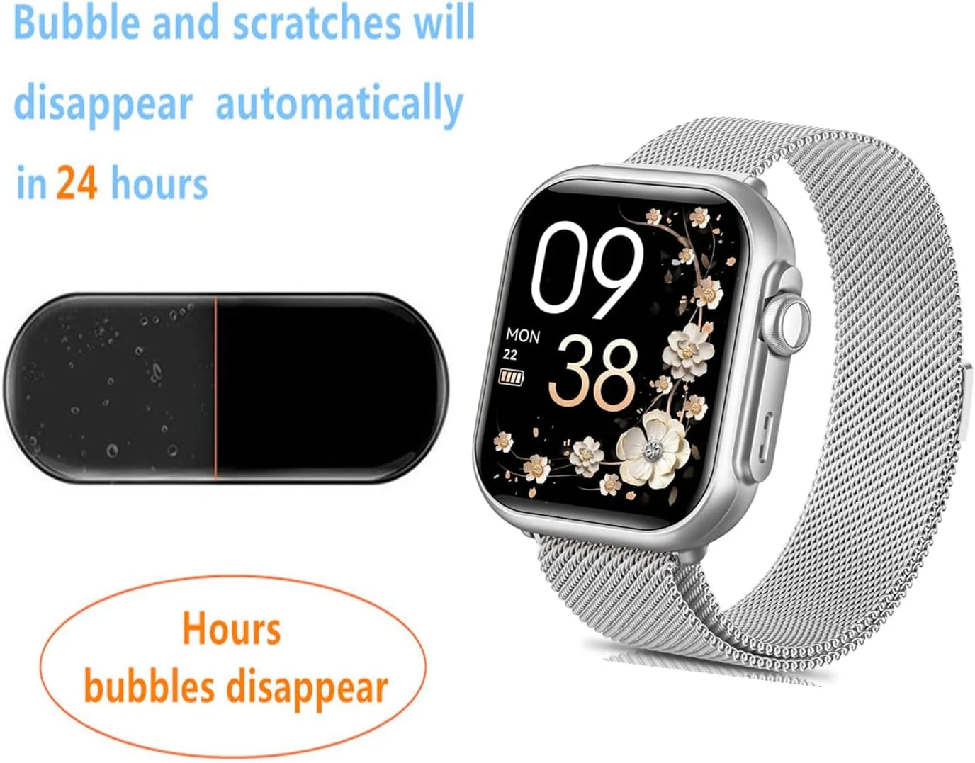 محافظ صفحه نمایش Frgnie، بسته 6 عددی، سازگار با ساعت هوشمند BANLVS، NAIXUES 2025، ساعت های 1.83 اینچی G59، فیلم نرم TPU سازگار با محافظ صفحه نمایش ساعت هوشمند SWGOTA، RUXINGX G62