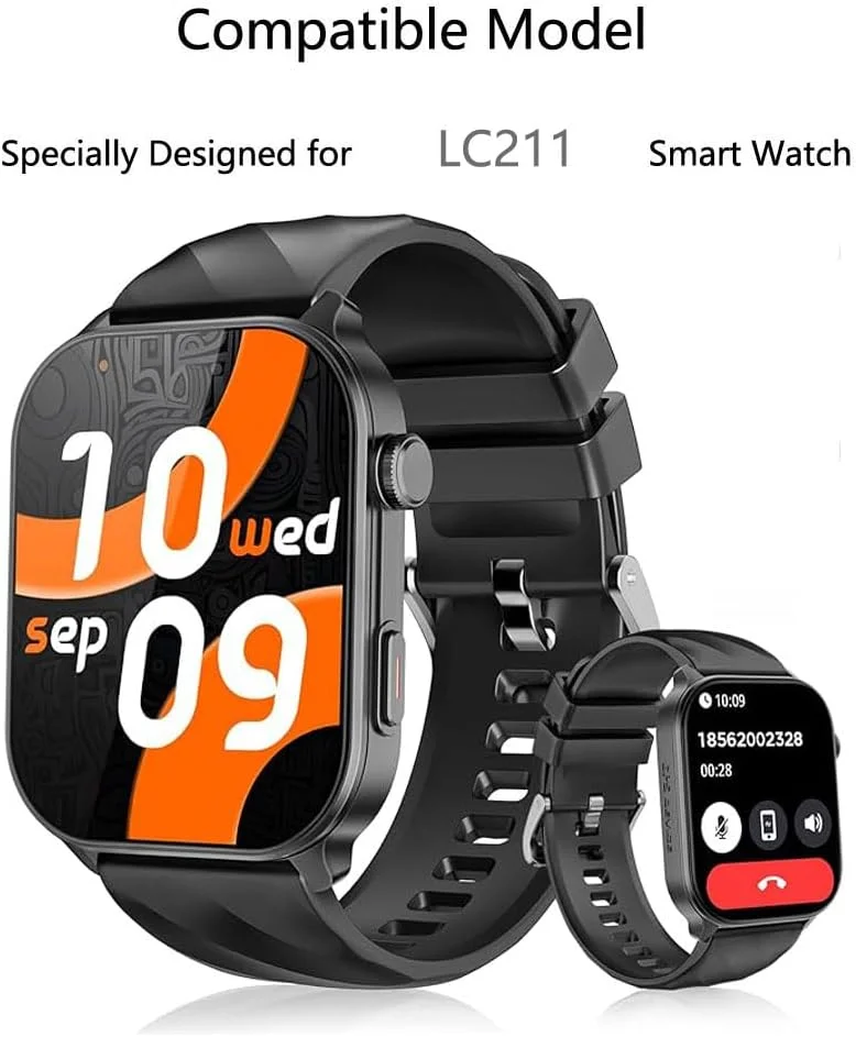 محافظ صفحه نمایش فوتاوی برای ساعت هوشمند IMSVEPR مدل LC211 سایز 2.01 اینچ [بسته 3 عددی] فیلم PET نرم و شفاف HD [ضد اثر انگشت] [ضد خش] [بدون حباب] سازگار با ساعت های هوشمند IMSVEPR مدل LC211 ردیاب تناسب اندام