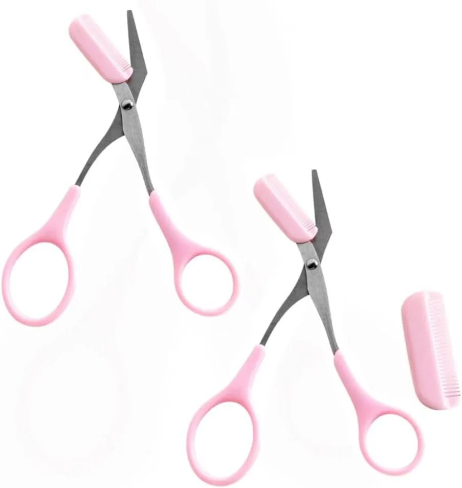 2 عدد موچین ابرو صورتی، چاقوی حالت دهنده ابرو، موچین/شانه جهانی، قیچی موی مژه، ابزار شکل دهنده، ابزار مراقبت از پوست استیل ضد زنگ 2 عدد موچین ابرو صورتی، چاقوی حالت دهنده ابرو، موچین/شانه جهانی، قیچی موی مژه، ابزار شکل دهنده، ابزار مراقبت از پوست استیل ضد زنگ