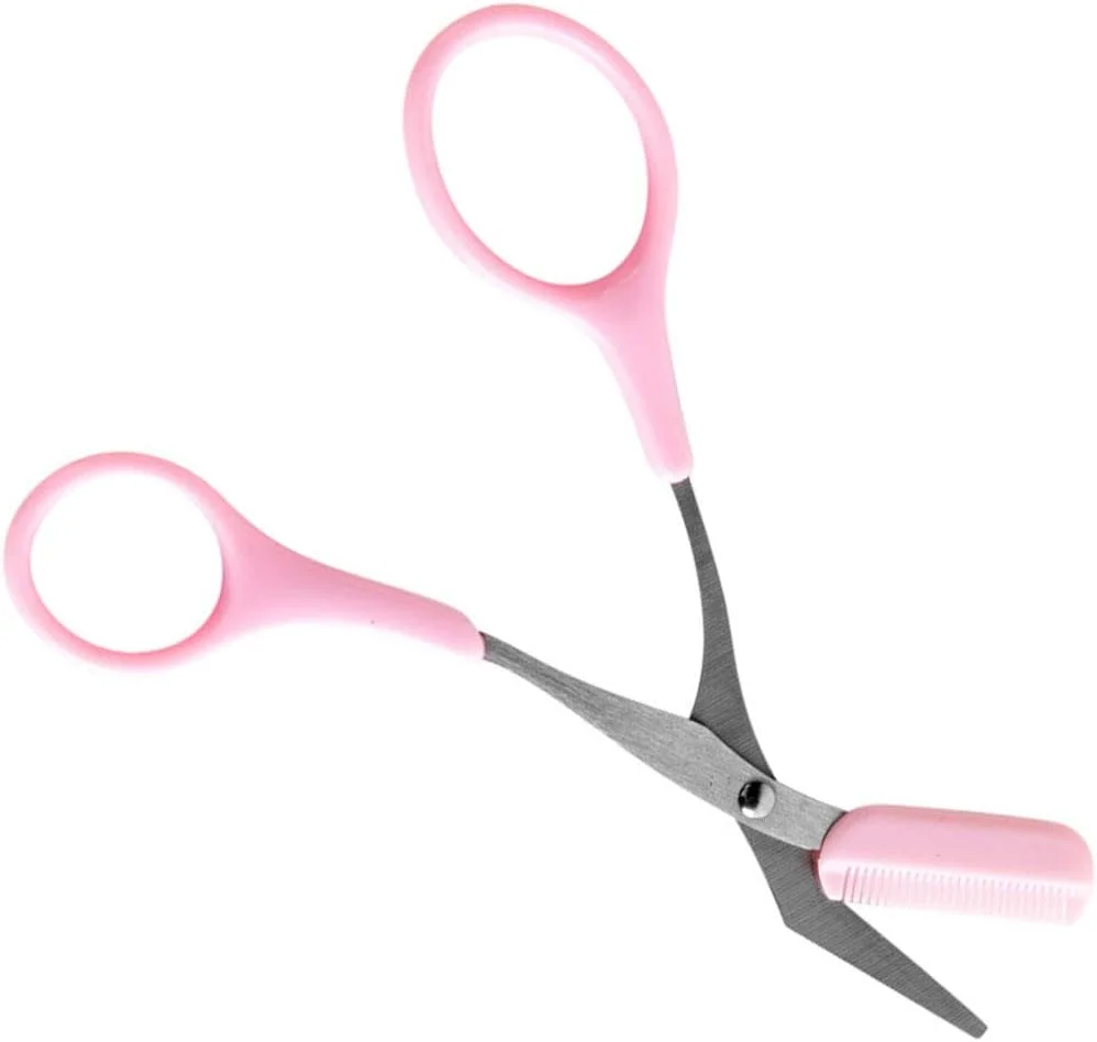 2 عدد موچین ابرو صورتی، چاقوی حالت دهنده ابرو، موچین/شانه جهانی، قیچی موی مژه، ابزار شکل دهنده، ابزار مراقبت از پوست استیل ضد زنگ 2 عدد موچین ابرو صورتی، چاقوی حالت دهنده ابرو، موچین/شانه جهانی، قیچی موی مژه، ابزار شکل دهنده، ابزار مراقبت از پوست استیل ضد زنگ