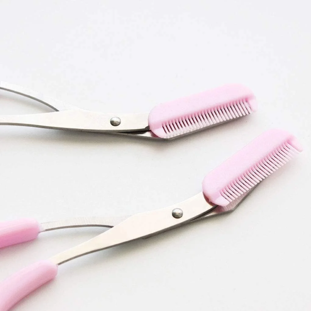 2 عدد موچین ابرو صورتی، چاقوی حالت دهنده ابرو، موچین/شانه جهانی، قیچی موی مژه، ابزار شکل دهنده، ابزار مراقبت از پوست استیل ضد زنگ 2 عدد موچین ابرو صورتی، چاقوی حالت دهنده ابرو، موچین/شانه جهانی، قیچی موی مژه، ابزار شکل دهنده، ابزار مراقبت از پوست استیل ضد زنگ