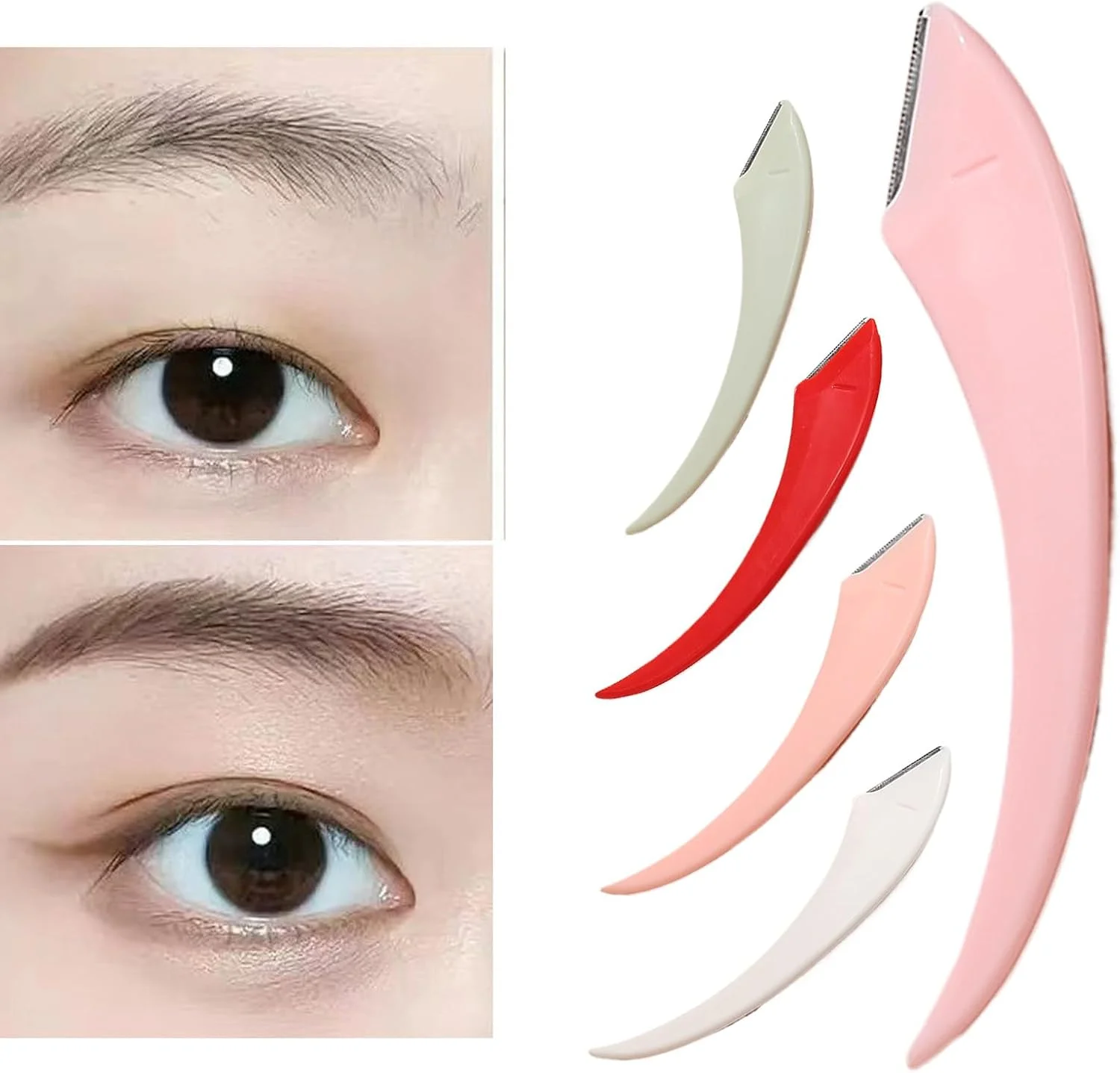 ابزار اصلاح ابرو زنانه، ست 5 عددی دستی - ابزار اصلاح قابل حمل، لوازم آرایشی برای علاقه مندان به آرایش، مردان، مبتدیان، استفاده روزانه در دفتر، نوجوانان، مسافرت و تعطیلات ابزار اصلاح ابرو زنانه، ست 5 عددی دستی - ابزار اصلاح قابل حمل، لوازم آرایشی برای علاقه مندان به آرایش، مردان، مبتدیان، استفاده روزانه در دفتر، نوجوانان، مسافرت و تعطیلات