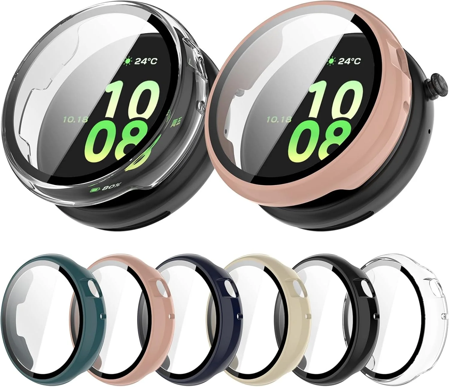 قاب محافظ ساعت هوشمند فیت 44 میلی‌متری، پوشش کامل PC، لوازم جانبی ساعت هوشمند