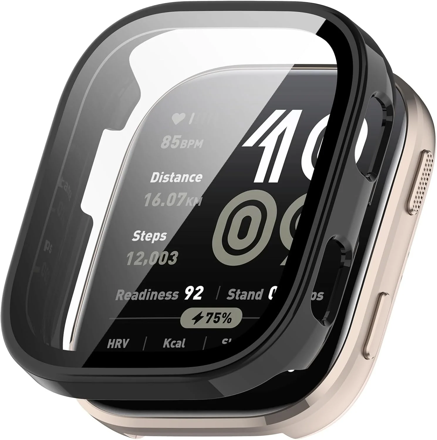 محافظ صفحه نمایش و قاب محافظ برای BIP6 (A2435)، پوشش کامل PC، قاب محافظ ساعت هوشمند