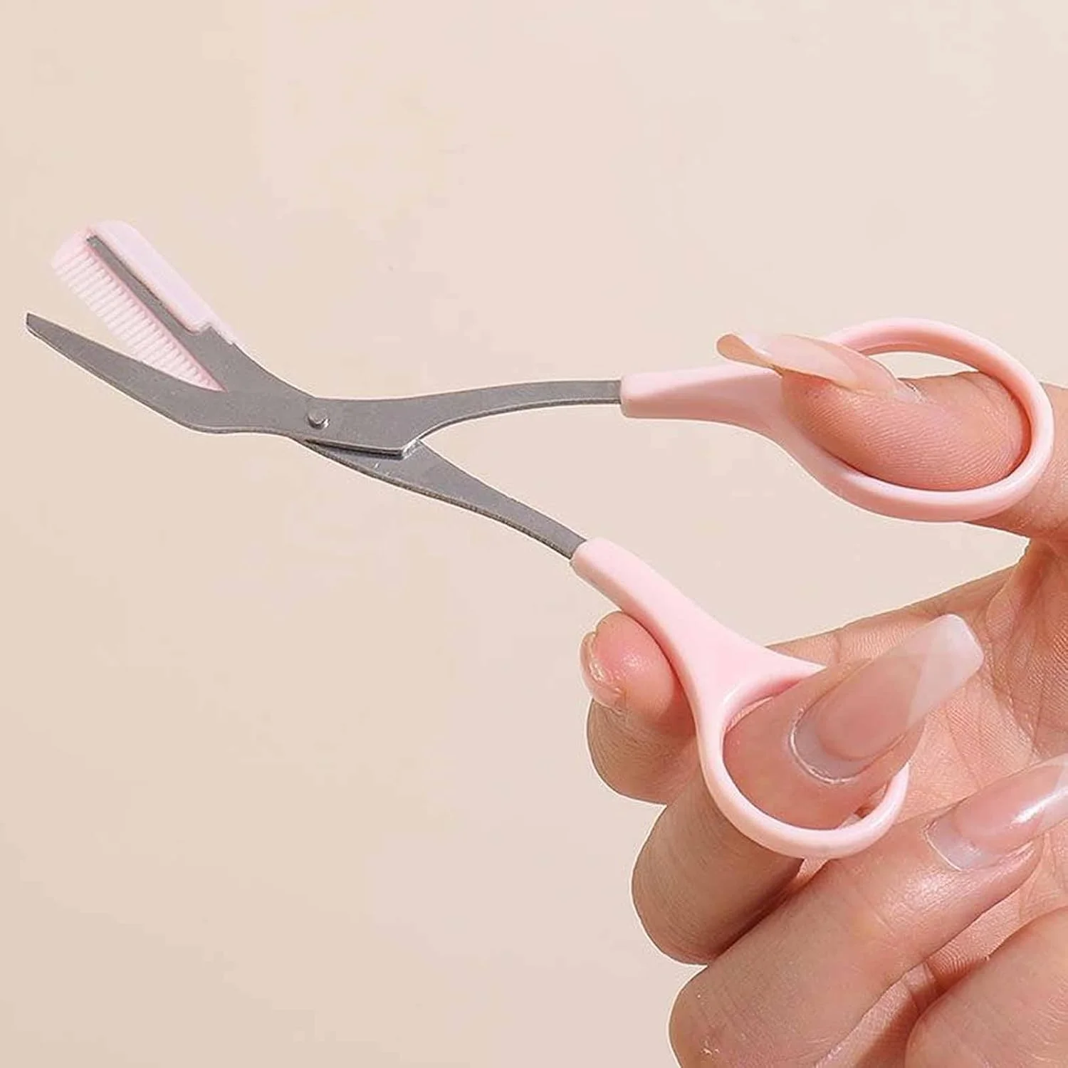 ست موچین ابرو 6 عددی شامل قیچی ابرو با شانه، تیغ ابرو استیل ضد زنگ، لوازم جانبی اصلاح موی ابرو و مژه برای زنان و مردان ست موچین ابرو 6 عددی شامل قیچی ابرو با شانه، تیغ ابرو استیل ضد زنگ، لوازم جانبی اصلاح موی ابرو و مژه برای زنان و مردان