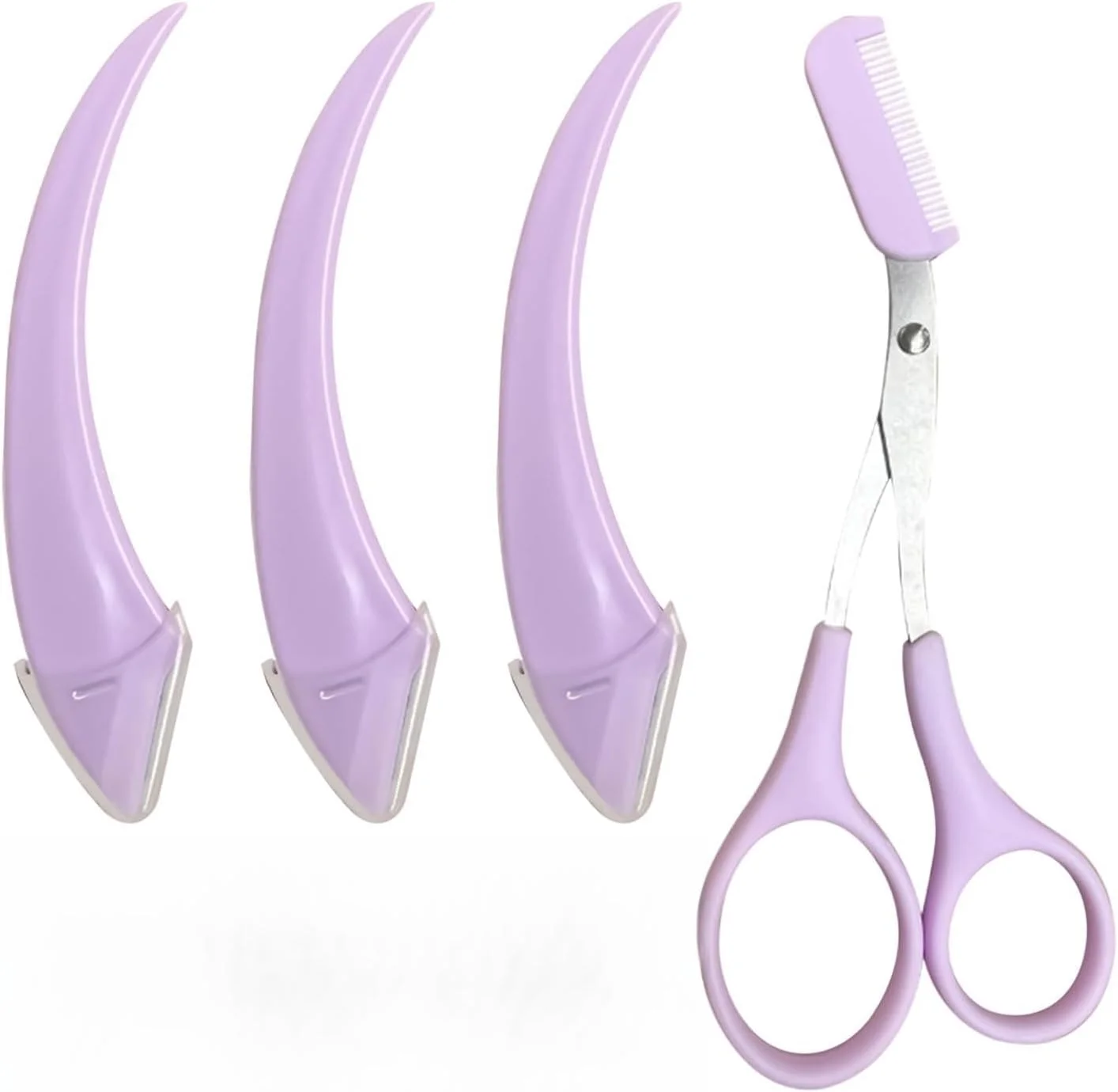 قیچی ابرو، شانه ابرو حرفه ای - ابزار آرایش برای مسافرت، حمام منزل، اسپا، آرایش روزانه قیچی ابرو، شانه ابرو حرفه ای - ابزار آرایش برای مسافرت، حمام منزل، اسپا، آرایش روزانه