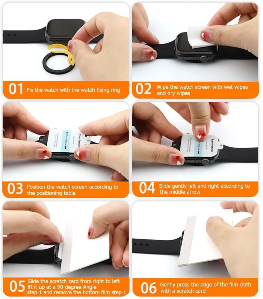 محافظ صفحه نمایش سازگار با Jugeman P131، محافظ صفحه نمایش ساعت هوشمند Jugeman P131 2.06 اینچی، فیلم محافظ صفحه نمایش TPU شفاف HD، ضد اثر انگشت، ضد خش، بدون حباب (بسته 7 عددی)