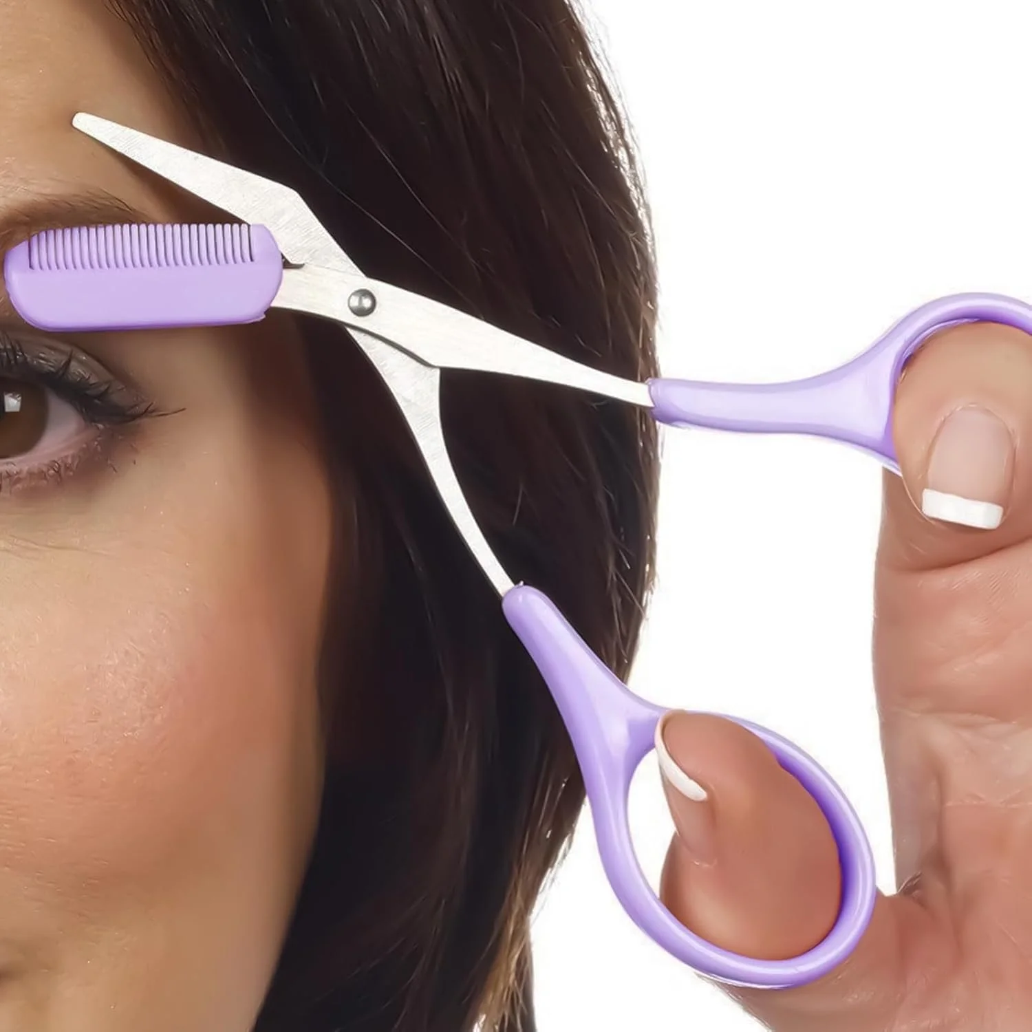 ست مرتب کننده ابرو برای بانوان | ست غیر لغزنده اصلاح ابرو | ابزار حذف مو برای بانوان، دختران، بزرگسالان، جوانان، مادربزرگ، مادر، همسر، دوستان و خانواده