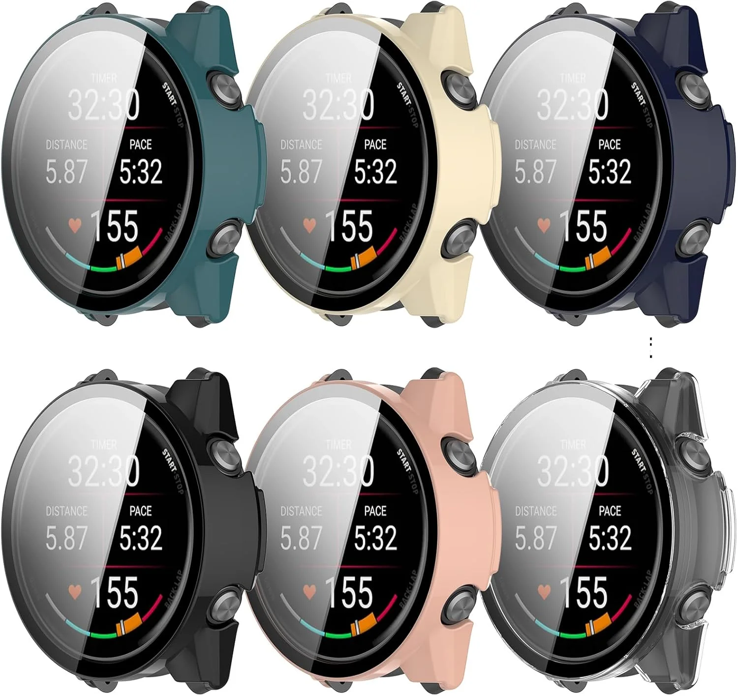 محافظ صفحه نمایش برای صفحه نمایش های خمیده 970، فیلم محافظ پوشش کامل، لوازم جانبی، قاب ساعت هوشمند