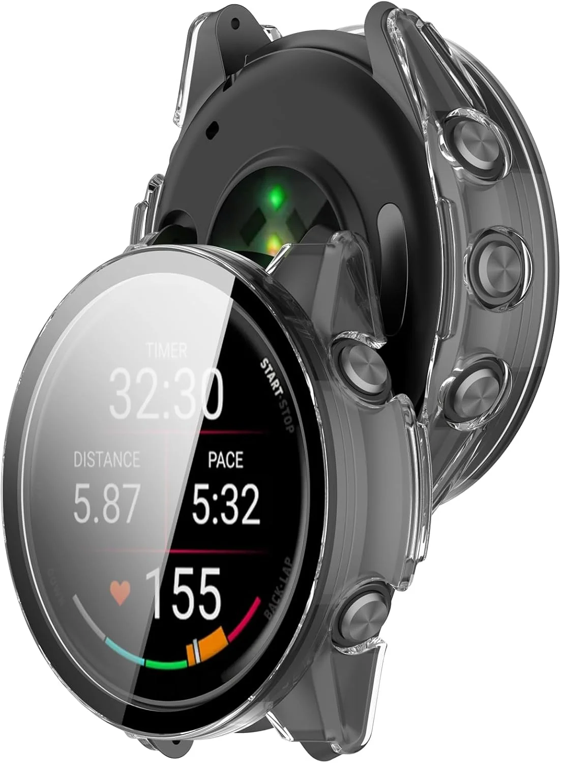 محافظ صفحه نمایش و قاب محافظ برای ساعت هوشمند 970، پوشش کامل، بامپر PC، ضد خش محافظ صفحه نمایش و قاب محافظ برای ساعت هوشمند 970، پوشش کامل، بامپر PC، ضد خش