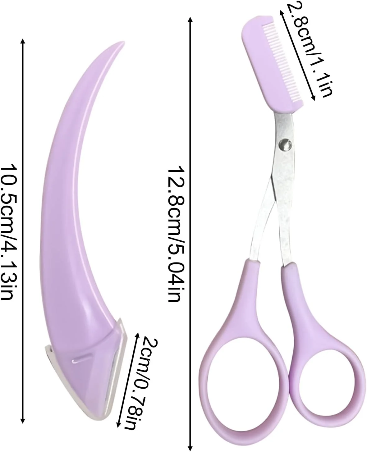 Eyebrow Scissors for Women | Professional Eyebrow Comb - Personal Care Supplies for Face Makeup Bathroom Travel Spa Home Beauty Daily Eyebrow Scissors for Women | Professional Eyebrow Comb - Personal Care Supplies for Face Makeup Bathroom Travel Spa Home Beauty Daily