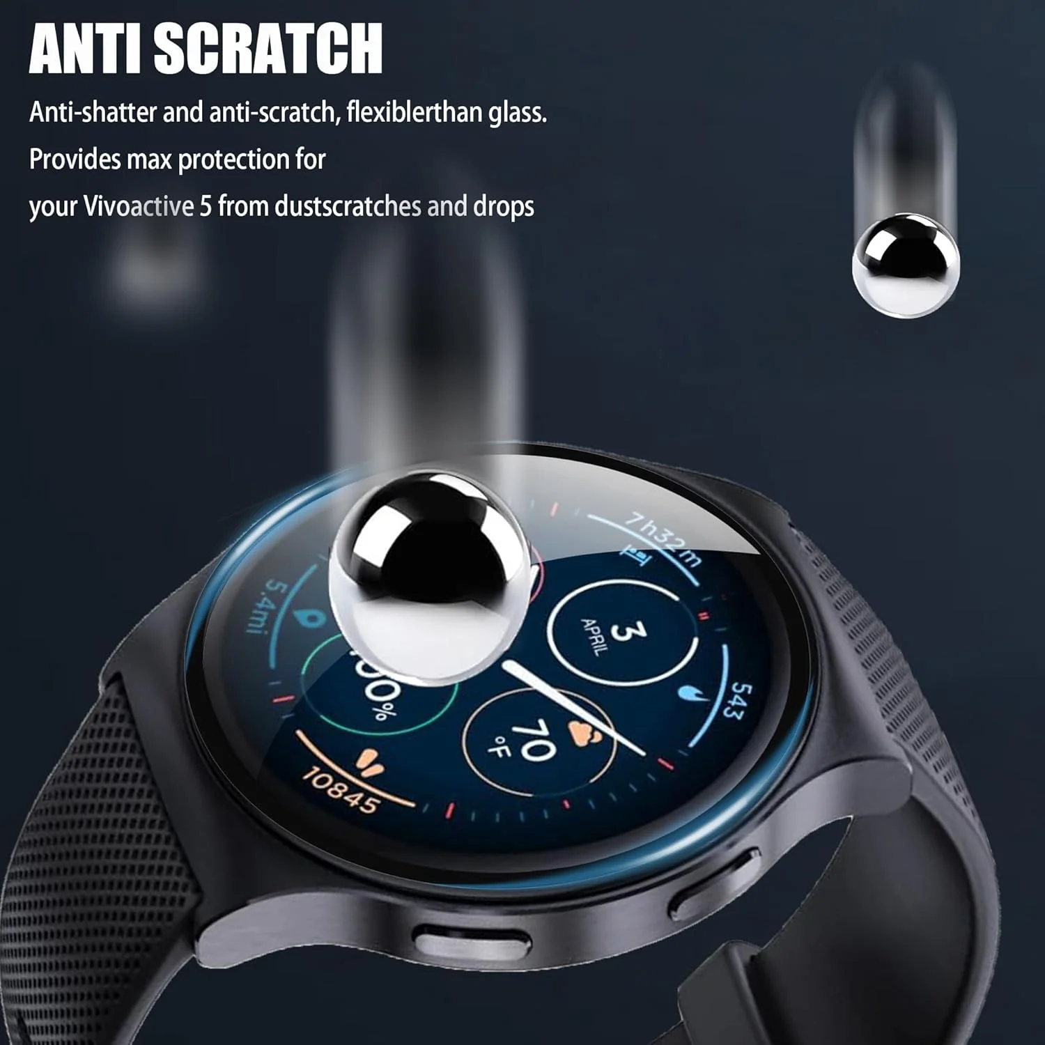 محافظ صفحه نمایش سازگار با Google Pixel Watch 4 بلوشاو [بسته 3 عددی] فیلم محافظ صفحه نمایش نرم PET با پوشش کامل سه بعدی سازگار با Pixel 4 41mm، ساعت هوشمند 45mm (بسته 3 عددی، Pixel Watch 4 41mm)