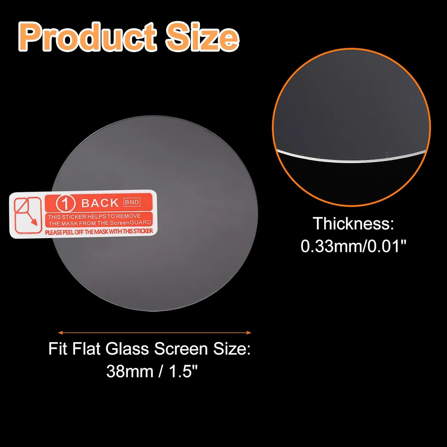 محافظ صفحه نمایش شیشه ای ساعت سورسینگ مپ، 4 عدد، 38 میلی متر، شیشه حرارت دیده 9H، شفاف HD، لبه منحنی، ضد خش، ضد آب، صفحه کریستالی گرد ساعت هوشمند، فیلم محافظ با لوازم جانبی محافظ صفحه نمایش شیشه ای ساعت سورسینگ مپ، 4 عدد، 38 میلی متر، شیشه حرارت دیده 9H، شفاف HD، لبه منحنی، ضد خش، ضد آب، صفحه کریستالی گرد ساعت هوشمند، فیلم محافظ با لوازم جانبی