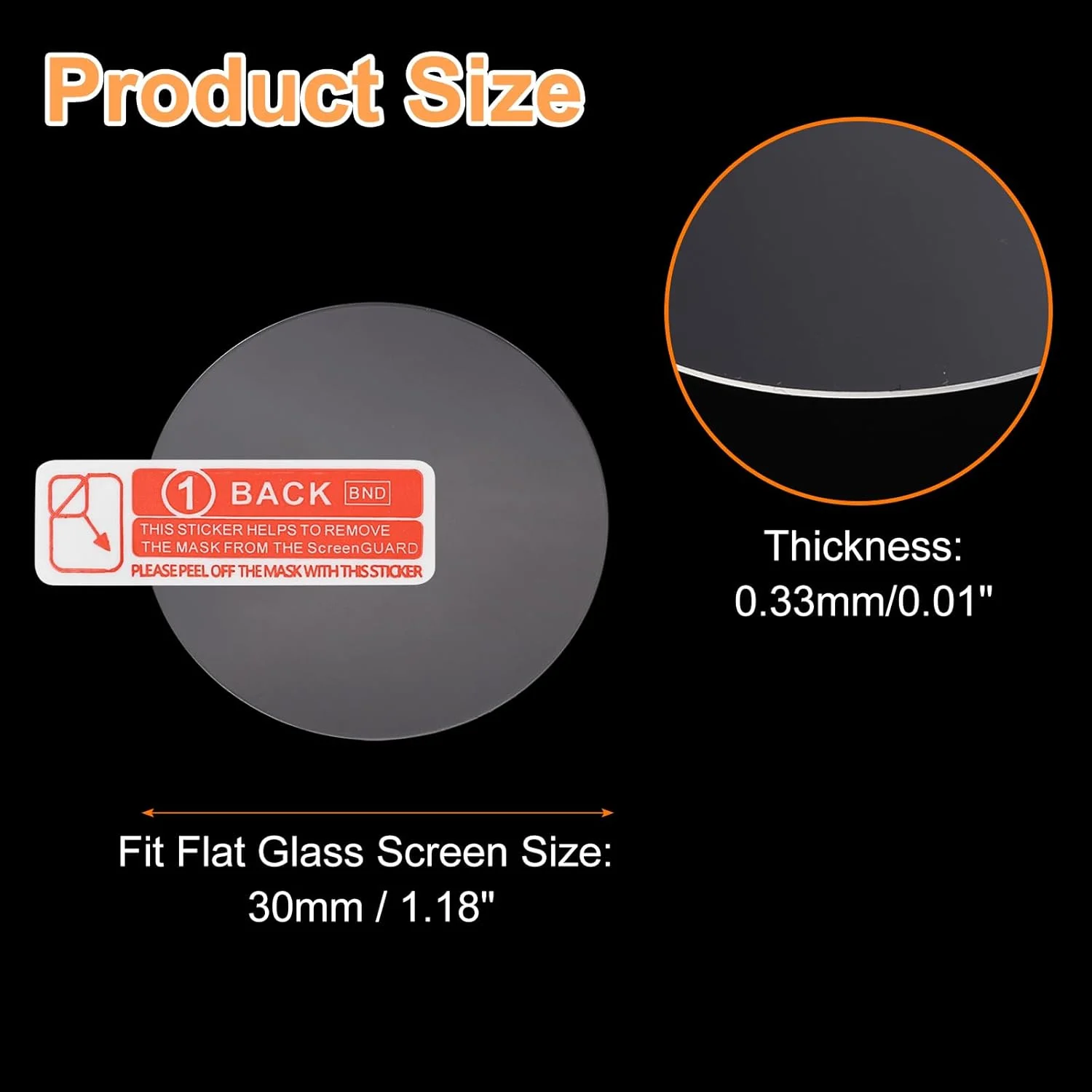 محافظ صفحه نمایش شیشه ای ساعت سورسینگ مپ، 4 عدد، 30 میلی متر، شیشه حرارت دیده 9H، شفاف HD، لبه منحنی، ضد خش، ضد آب، صفحه کریستالی گرد ساعت هوشمند، فیلم محافظ با لوازم جانبی محافظ صفحه نمایش شیشه ای ساعت سورسینگ مپ، 4 عدد، 30 میلی متر، شیشه حرارت دیده 9H، شفاف HD، لبه منحنی، ضد خش، ضد آب، صفحه کریستالی گرد ساعت هوشمند، فیلم محافظ با لوازم جانبی