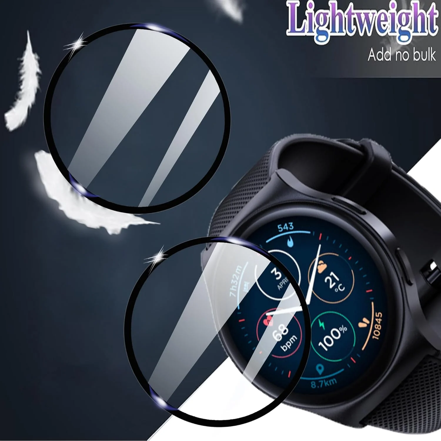 محافظ صفحه نمایش سازگار با Google Pixel Watch 4 بلوشاو [بسته 3 عددی] فیلم محافظ صفحه نمایش نرم PET با پوشش کامل سه بعدی سازگار با Pixel 4 41mm، ساعت هوشمند 45mm (بسته 3 عددی، Pixel Watch 4 41mm)