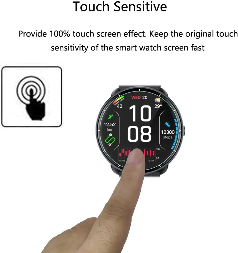 محافظ صفحه نمایش فوتاوی برای ساعت هوشمند شنا پارسونور FitNova R1، 1.32 اینچ [بسته 3 عددی]، فیلم نرم PET شفاف HD [ضد اثر انگشت] [ضد خش] [بدون حباب] سازگار با ساعت پارسونور FitNova R1