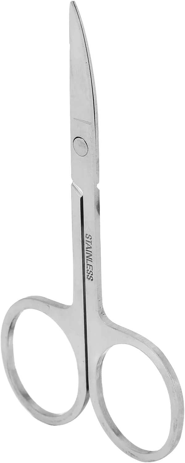 قیچی ابرو، دهانه منحنی محکم، طراحی ارگونومیک قابل شستشو، قیچی مژه مصنوعی برای فروشگاه لوازم آرایشی قیچی ابرو، دهانه منحنی محکم، طراحی ارگونومیک قابل شستشو، قیچی مژه مصنوعی برای فروشگاه لوازم آرایشی