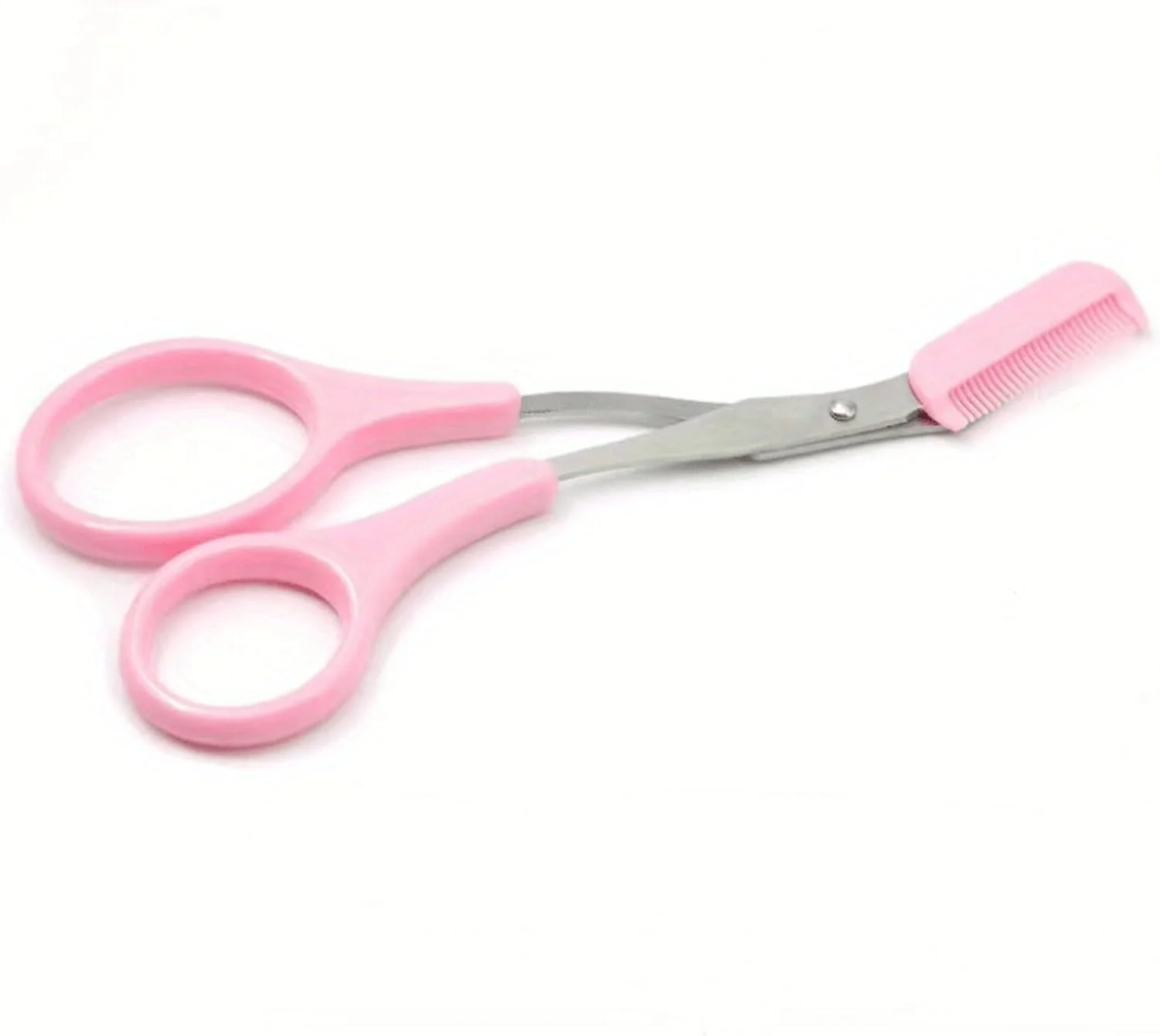 قیچی ابرو با شانه، قیچی استیل ضد زنگ، قیچی آرایشی ایمن ابرو قیچی ابرو با شانه، قیچی استیل ضد زنگ، قیچی آرایشی ایمن ابرو