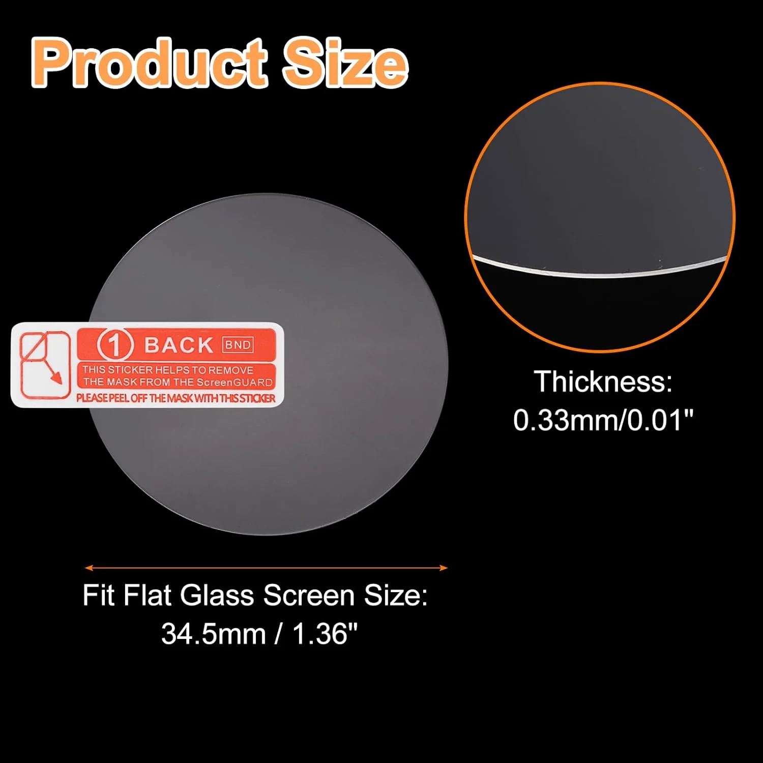 محافظ صفحه نمایش شیشه ای ساعت سورسینگ مپ، 4 عدد، 34.5 میلی متر، شیشه حرارت دیده 9H، شفاف HD، لبه منحنی، ضد خش، ضد آب، صفحه کریستالی گرد ساعت هوشمند، فیلم محافظ با لوازم جانبی محافظ صفحه نمایش شیشه ای ساعت سورسینگ مپ، 4 عدد، 34.5 میلی متر، شیشه حرارت دیده 9H، شفاف HD، لبه منحنی، ضد خش، ضد آب، صفحه کریستالی گرد ساعت هوشمند، فیلم محافظ با لوازم جانبی