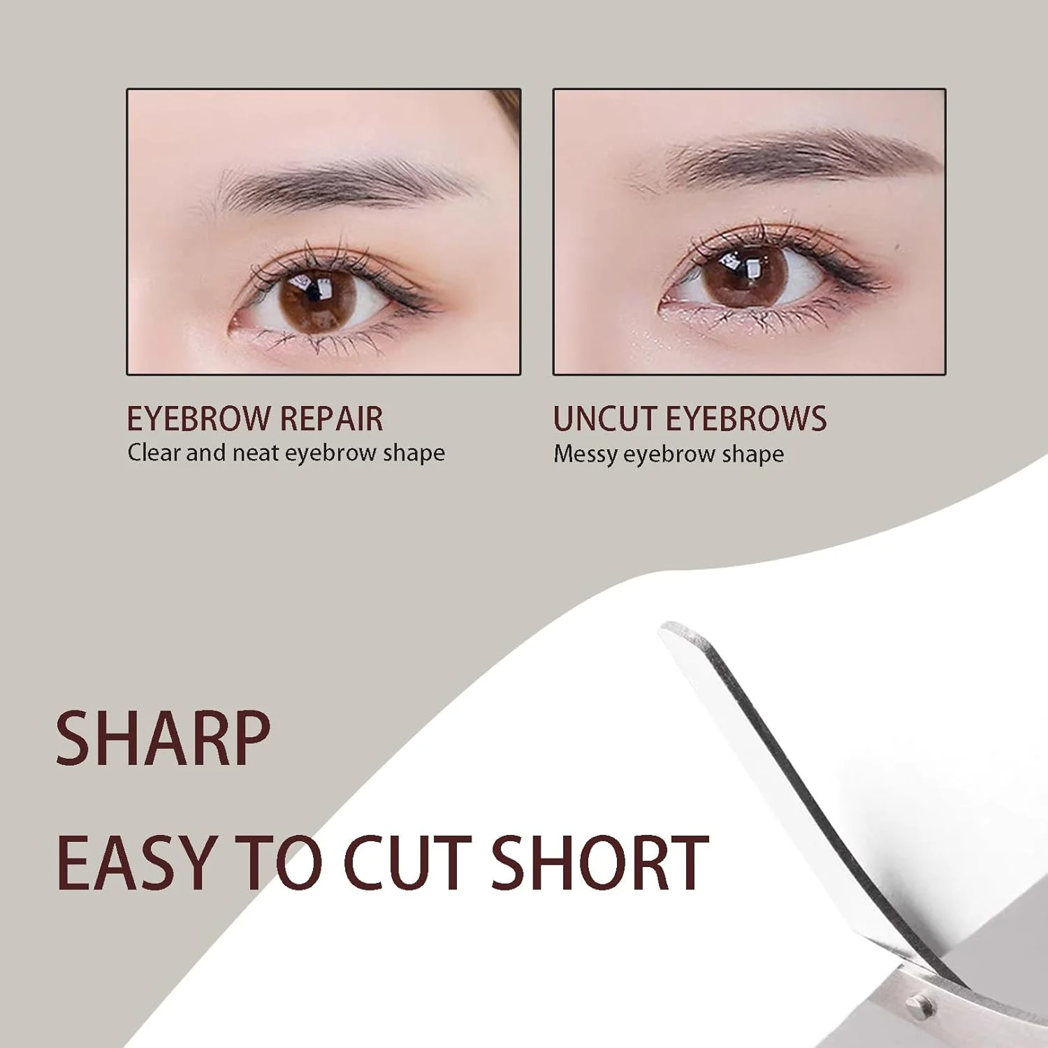 قیچی ابرو به همراه شانه، قیچی اصلاح ابرو مردانه، قیچی ابرو 2 در 1 برای زنان، تیغ ابرو، قیچی ابرو صورت زنانه، اصلاح کننده ابرو (مشکی) قیچی ابرو به همراه شانه، قیچی اصلاح ابرو مردانه، قیچی ابرو 2 در 1 برای زنان، تیغ ابرو، قیچی ابرو صورت زنانه، اصلاح کننده ابرو (مشکی)