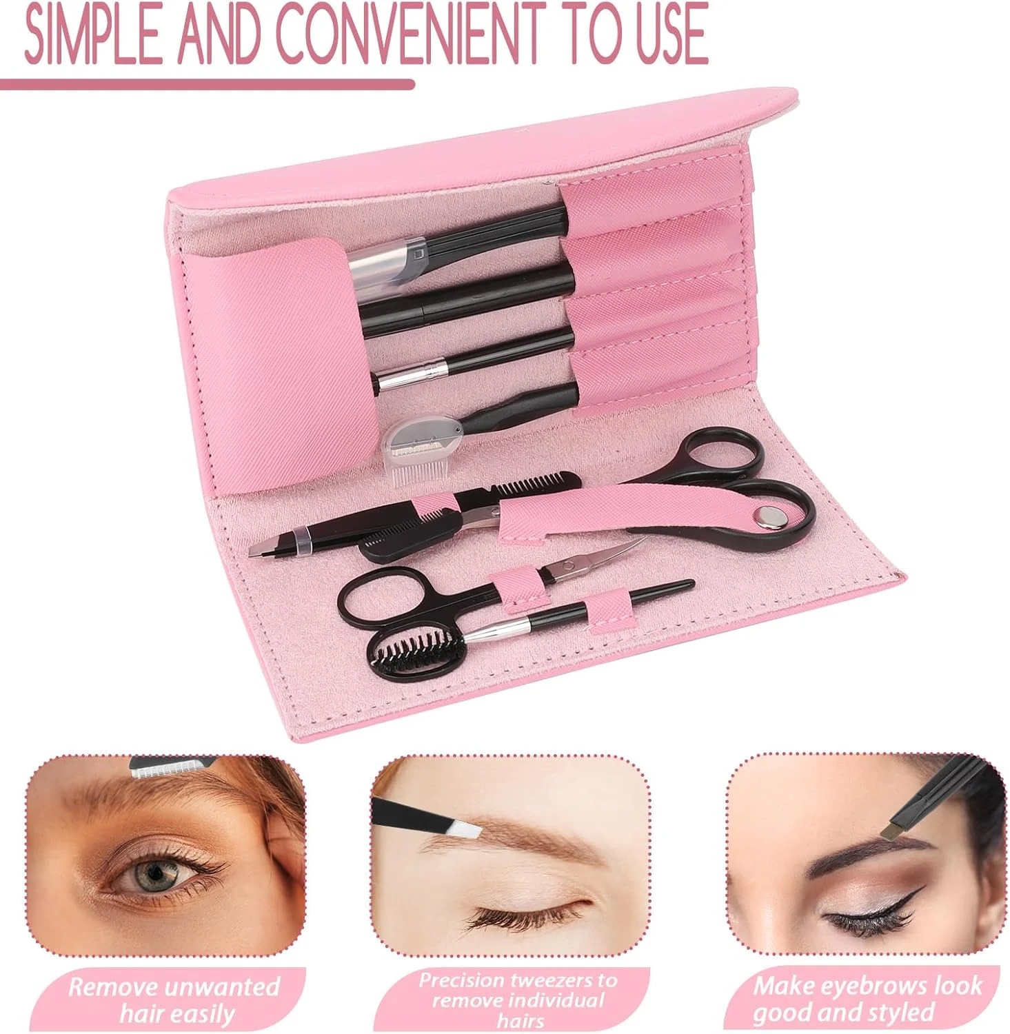 ست قیچی ابرو 8 تکه، ست حرفه ای مراقبت از ابرو، جعبه هدیه ویفت، موچین، برداشتن ابرو، ست تیغ ابرو با موچین، شانه ابرو، مداد ابرو، تیغ و قیچی ست قیچی ابرو 8 تکه، ست حرفه ای مراقبت از ابرو، جعبه هدیه ویفت، موچین، برداشتن ابرو، ست تیغ ابرو با موچین، شانه ابرو، مداد ابرو، تیغ و قیچی