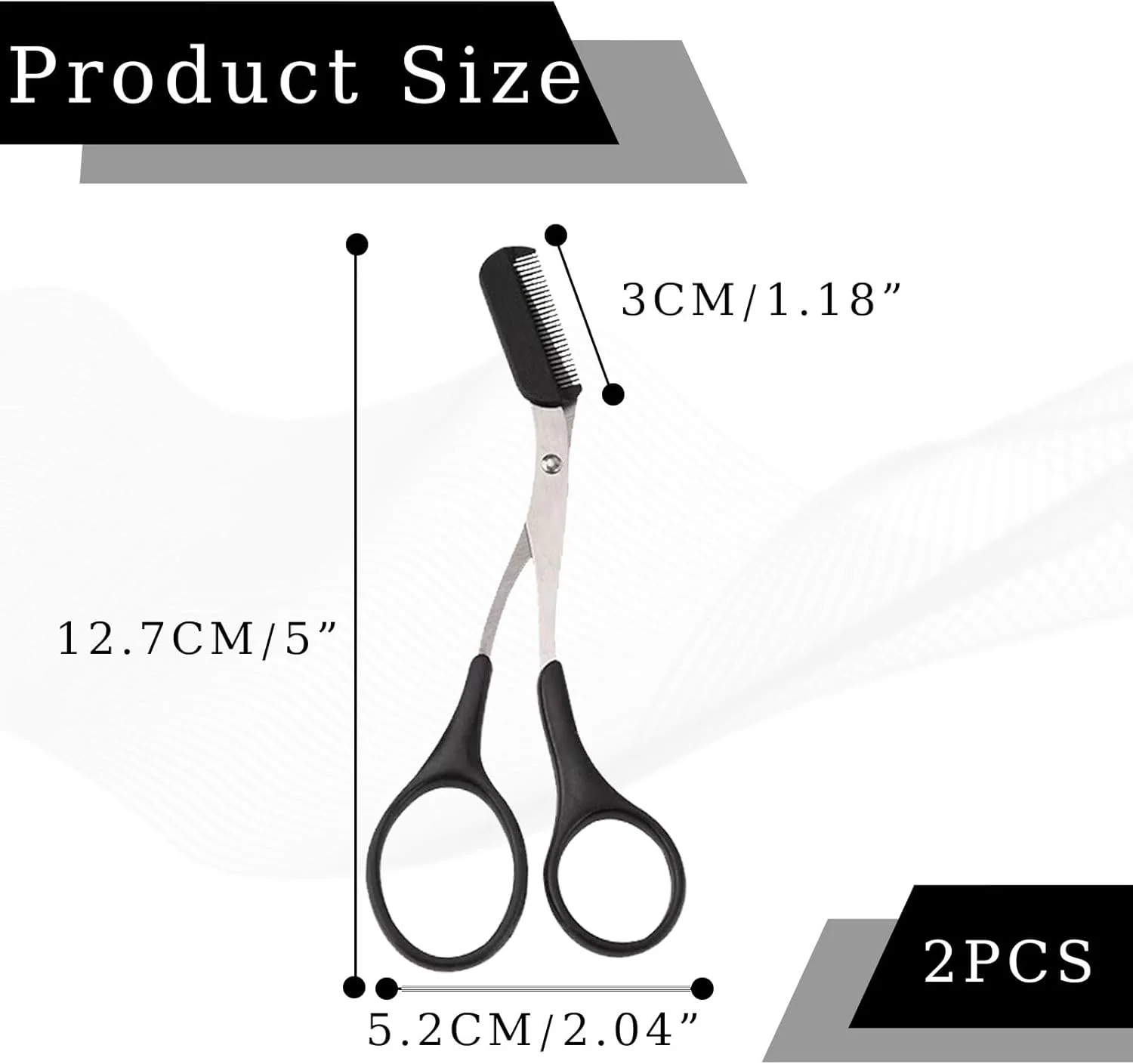 بسته 2 عددی قیچی ابرو به همراه شانه، قیچی ابرو، قیچی ابرو حرفه ای، قیچی ابرو زنانه، موزن ابرو، موزن دقیق، قیچی ابرو مردانه و زنانه بسته 2 عددی قیچی ابرو به همراه شانه، قیچی ابرو، قیچی ابرو حرفه ای، قیچی ابرو زنانه، موزن ابرو، موزن دقیق، قیچی ابرو مردانه و زنانه