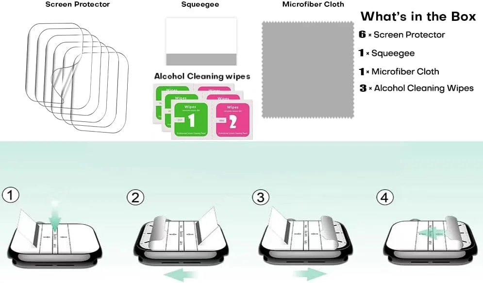 محافظ صفحه نمایش Blueshaweu سازگار با ساعت هوشمند Hama 1.65 اینچ 5000، محافظ صفحه نمایش TPU شفاف و انعطاف پذیر HD [بسته 6 عددی] سازگار با ساعت هوشمند Hama 5000 (شفاف)